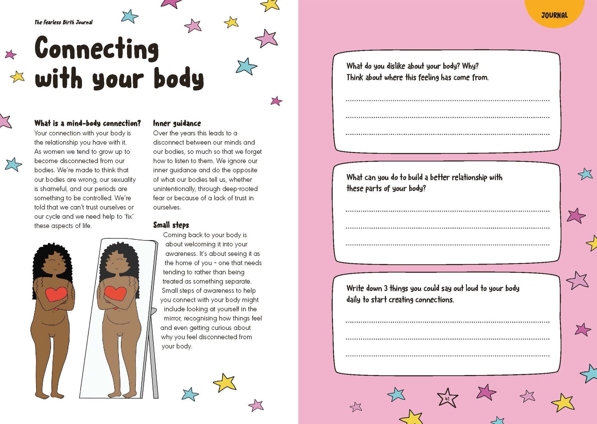 The Fearless Birth Journal: Growing Your Mind-Body Connection Throughout Pregnancy