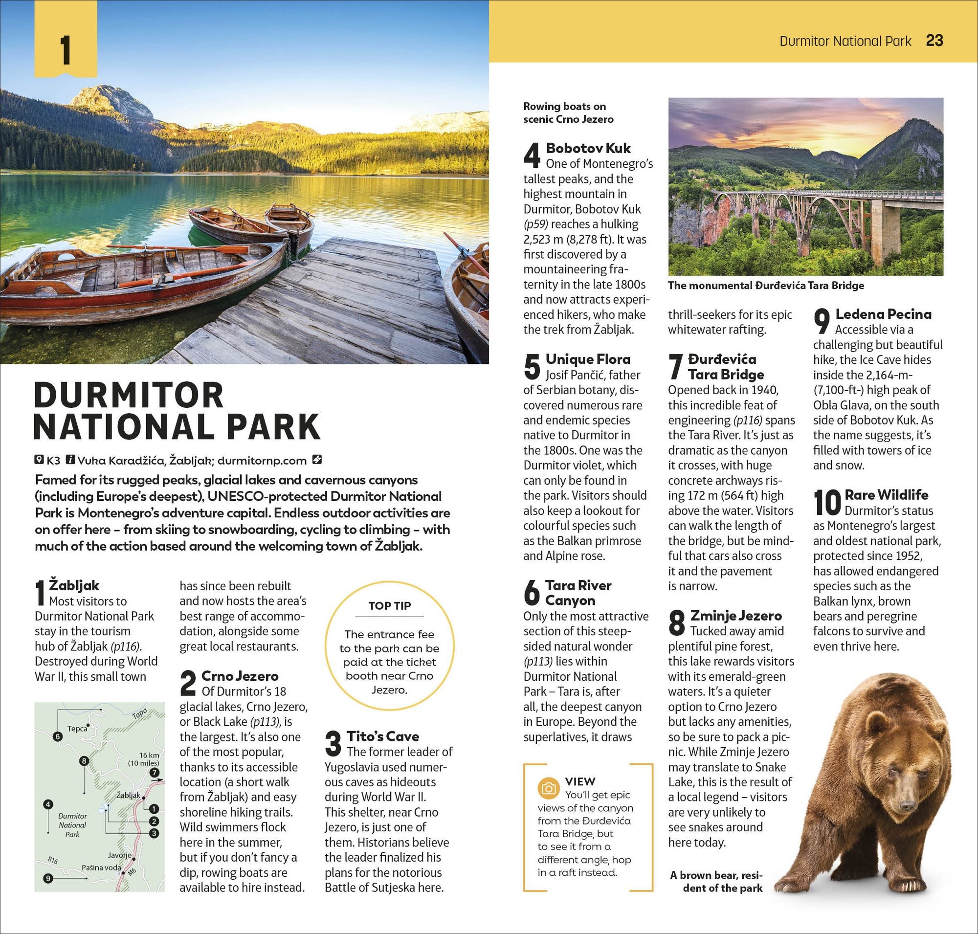 DK Top 10 Montenegro: Top 10 lists for your perfect trip, plus an all-weather folded map