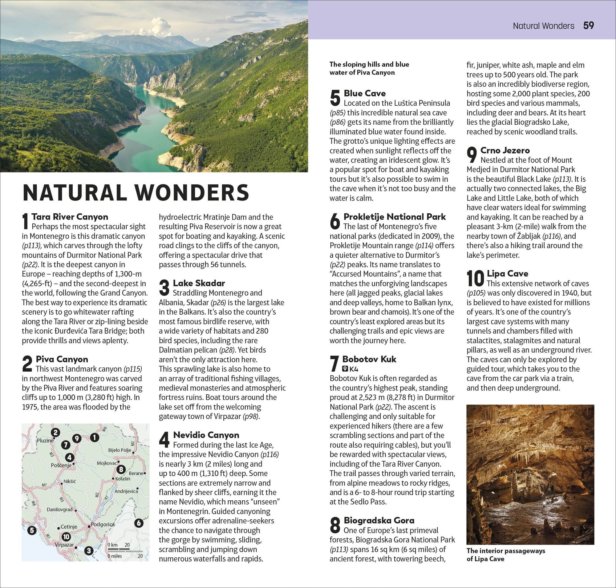 DK Top 10 Montenegro: Top 10 lists for your perfect trip, plus an all-weather folded map