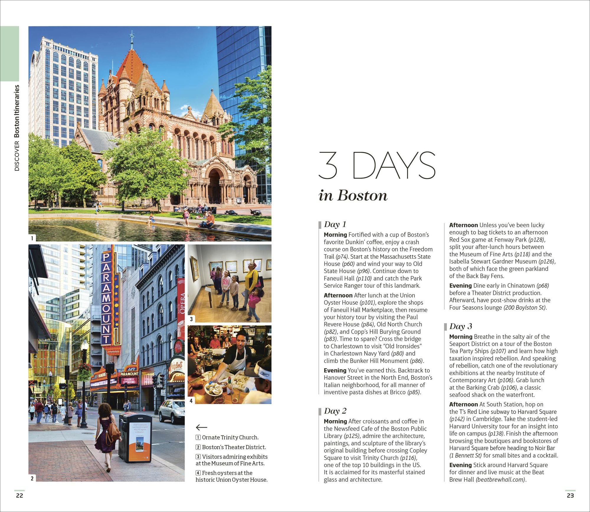 DK Boston: Must-See Sights. Culture & History. Detailed Maps & Tours. Covers North End, Beacon Hill, Back Bay,