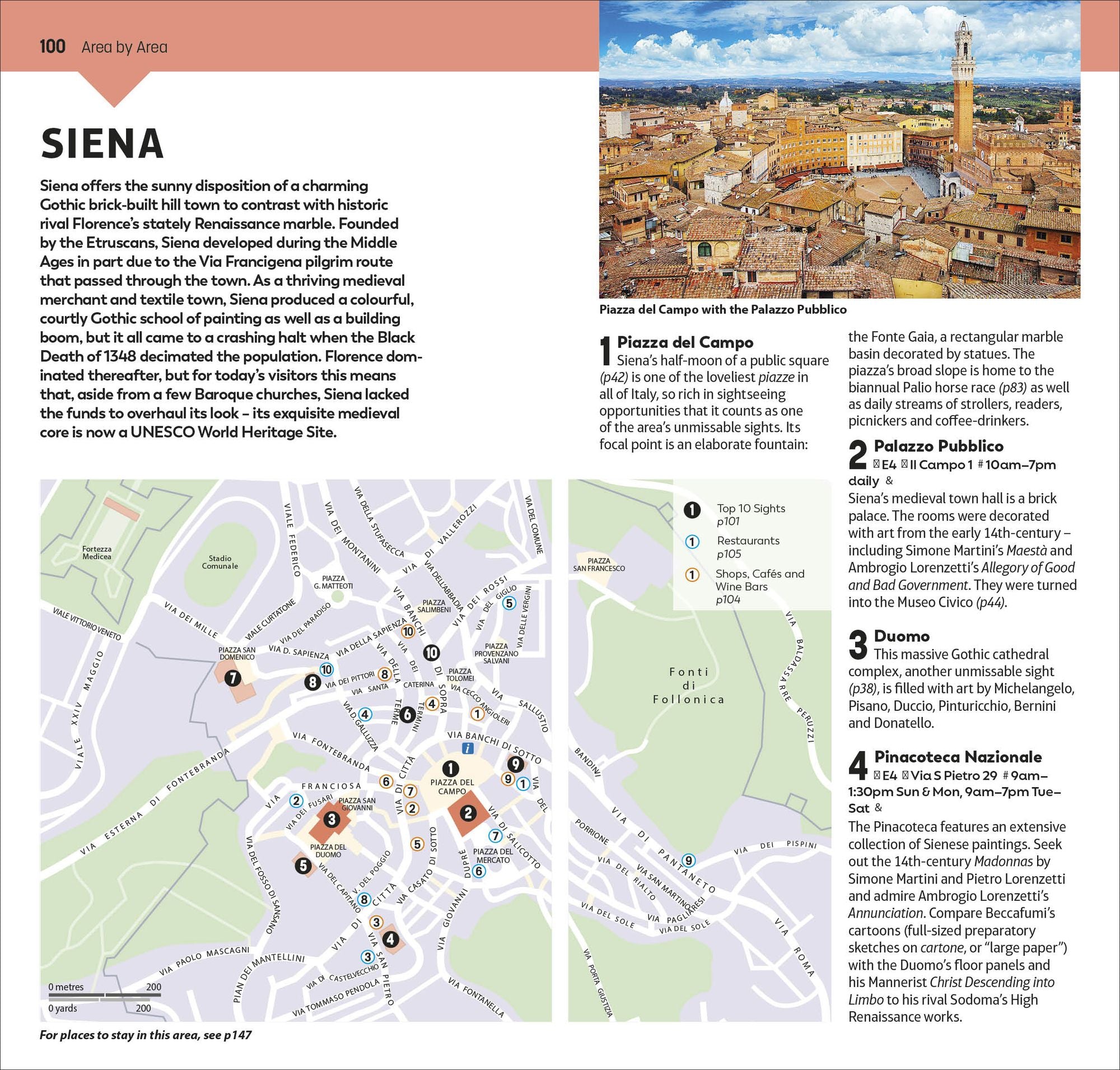 DK Top 10 Florence and Tuscany: Top 10 lists for your perfect trip, plus an all-weather folded map