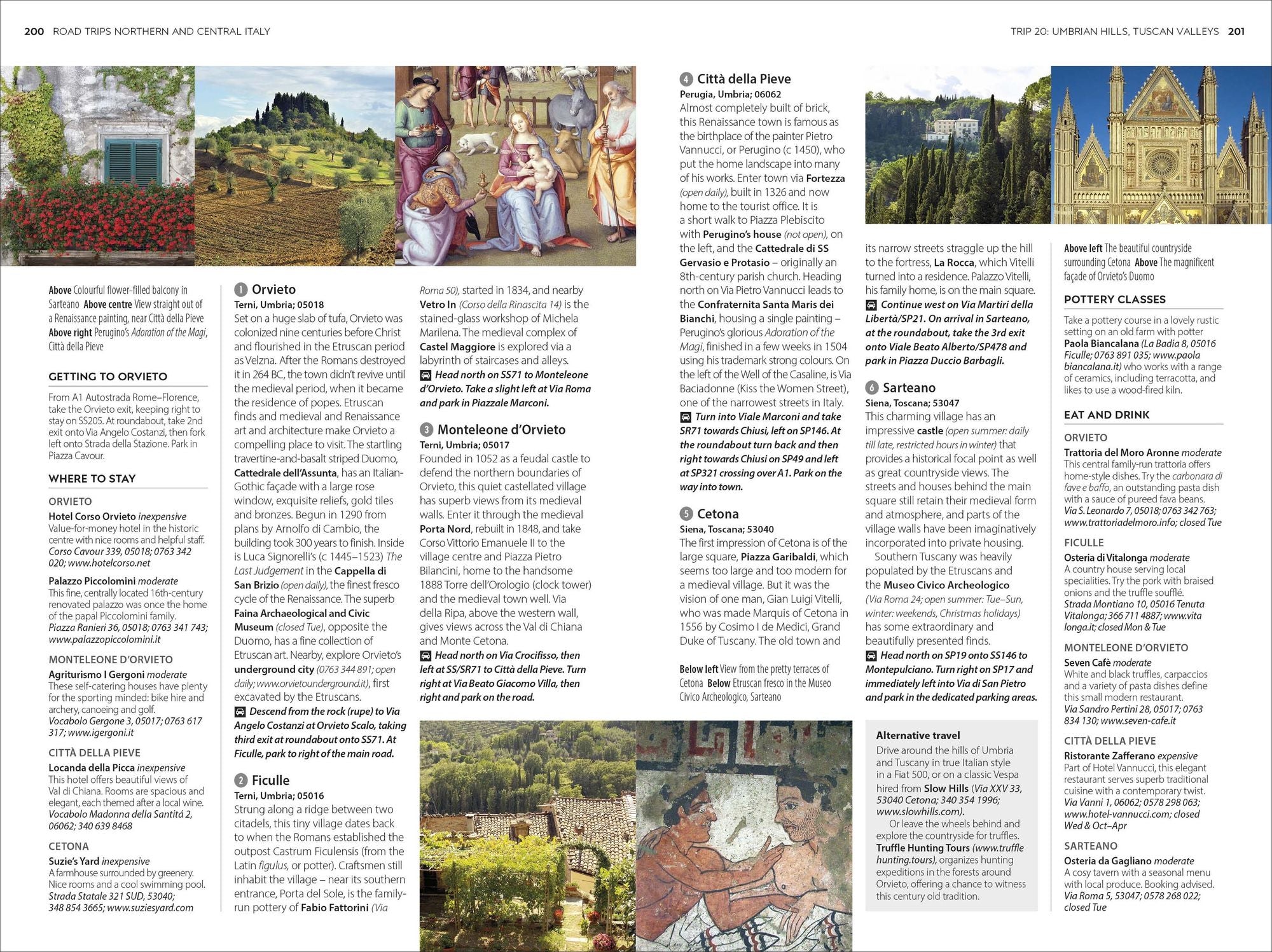 DK Road Trips Northern and Central Italy