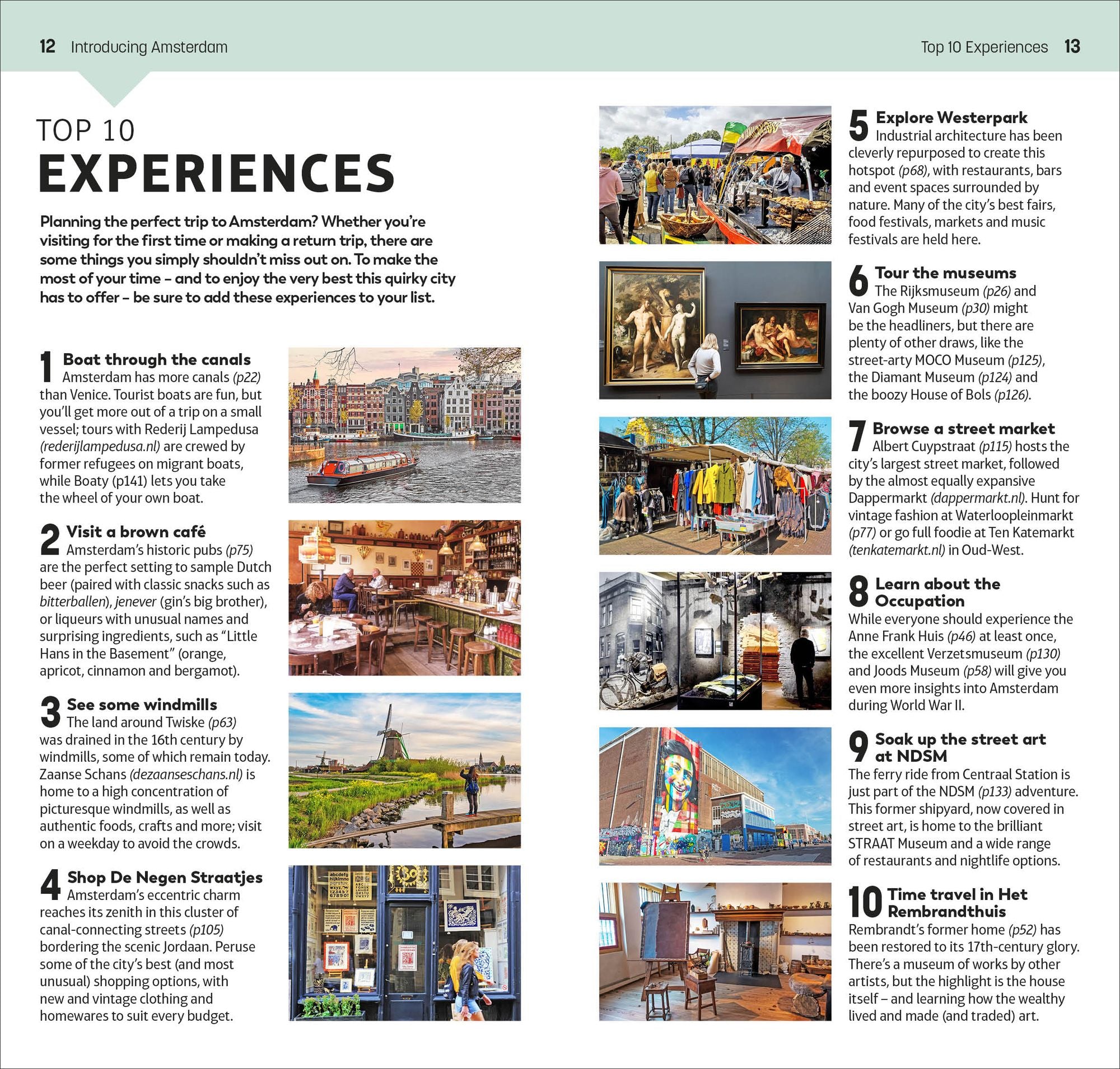 DK Top 10 Amsterdam: Top 10 lists for your perfect trip, plus an all-weather folded map