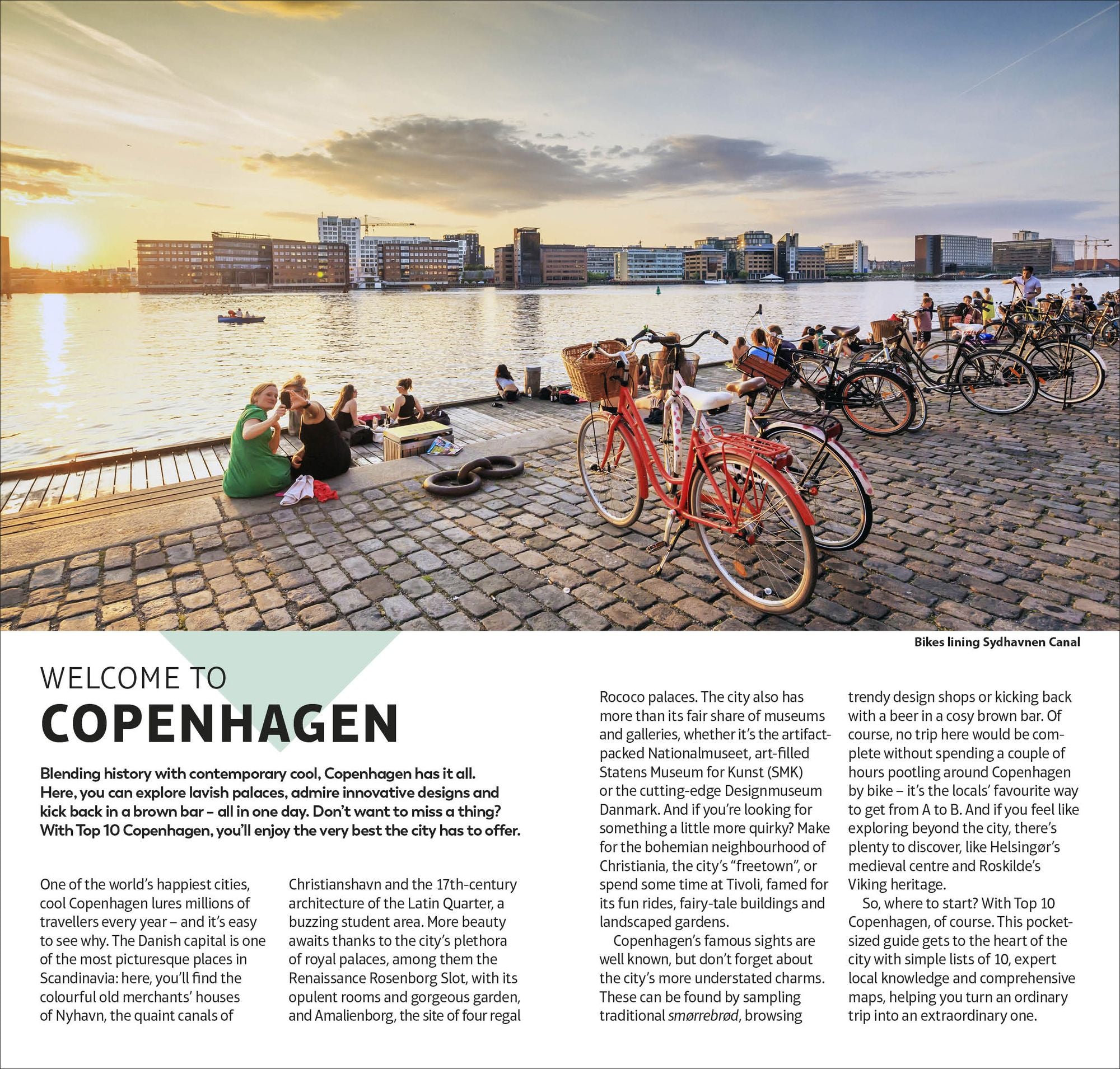 DK Top 10 Copenhagen: Top 10 lists for your perfect trip, plus an all-weather folded map