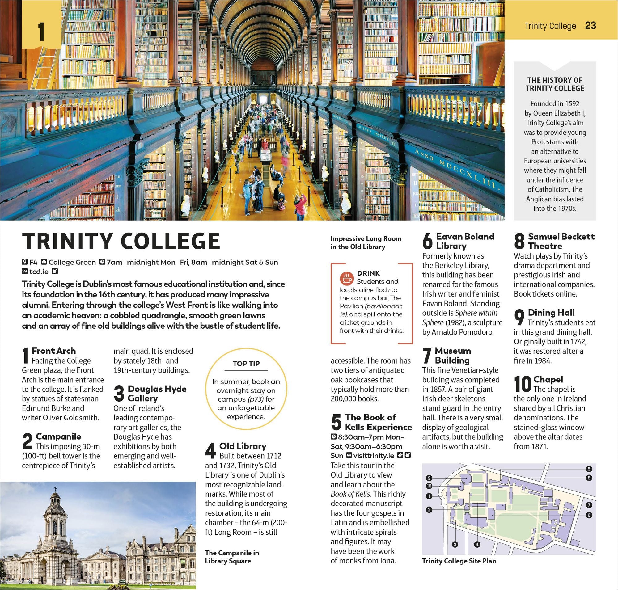 DK Top 10 Dublin: Top 10 lists for your perfect trip, plus an all-weather folded map