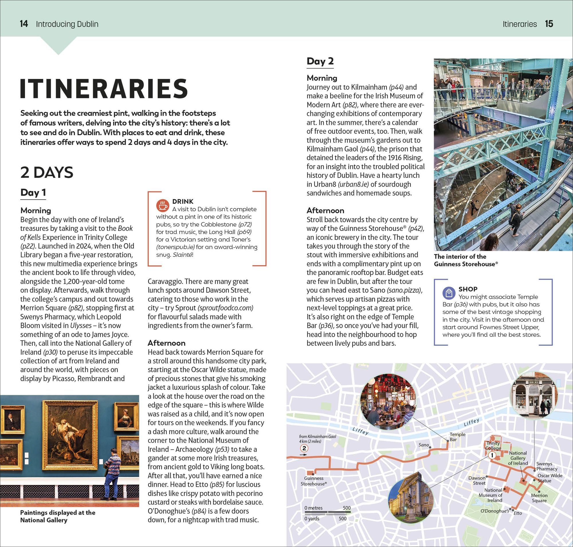 DK Top 10 Dublin: Top 10 lists for your perfect trip, plus an all-weather folded map