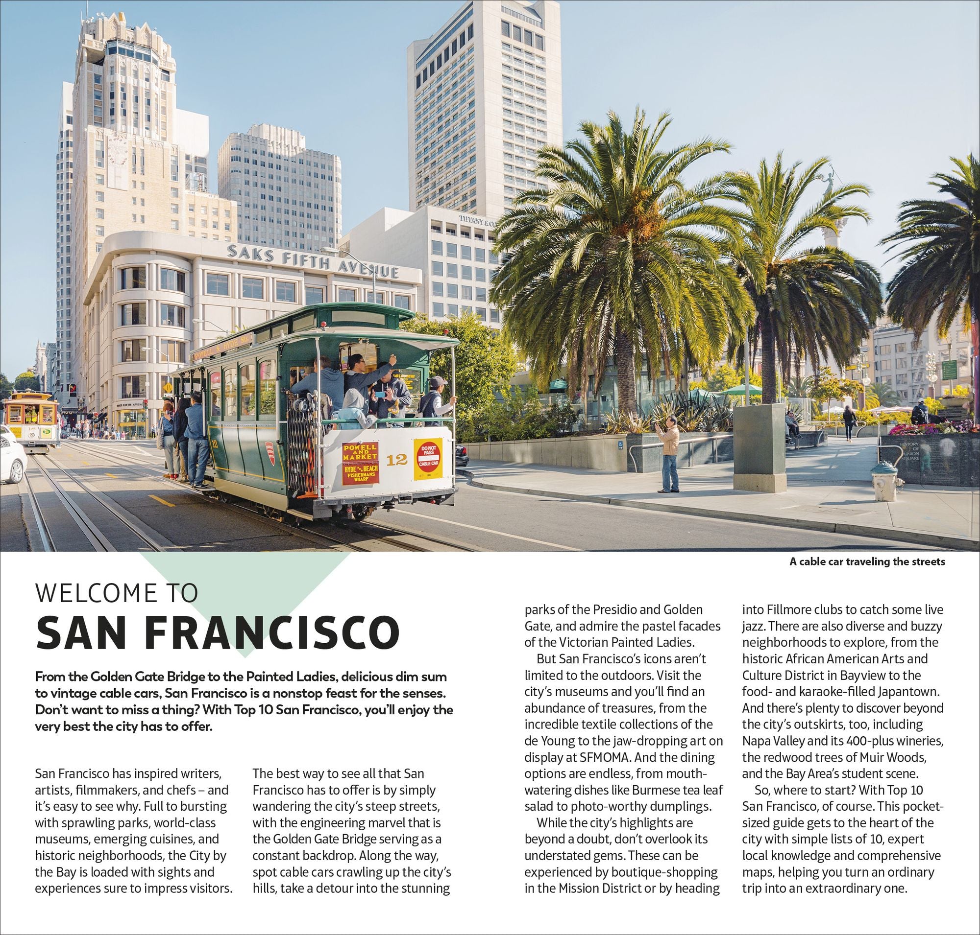 DK Top 10 San Francisco: Top 10 lists for your perfect trip, plus an all-weather folded map
