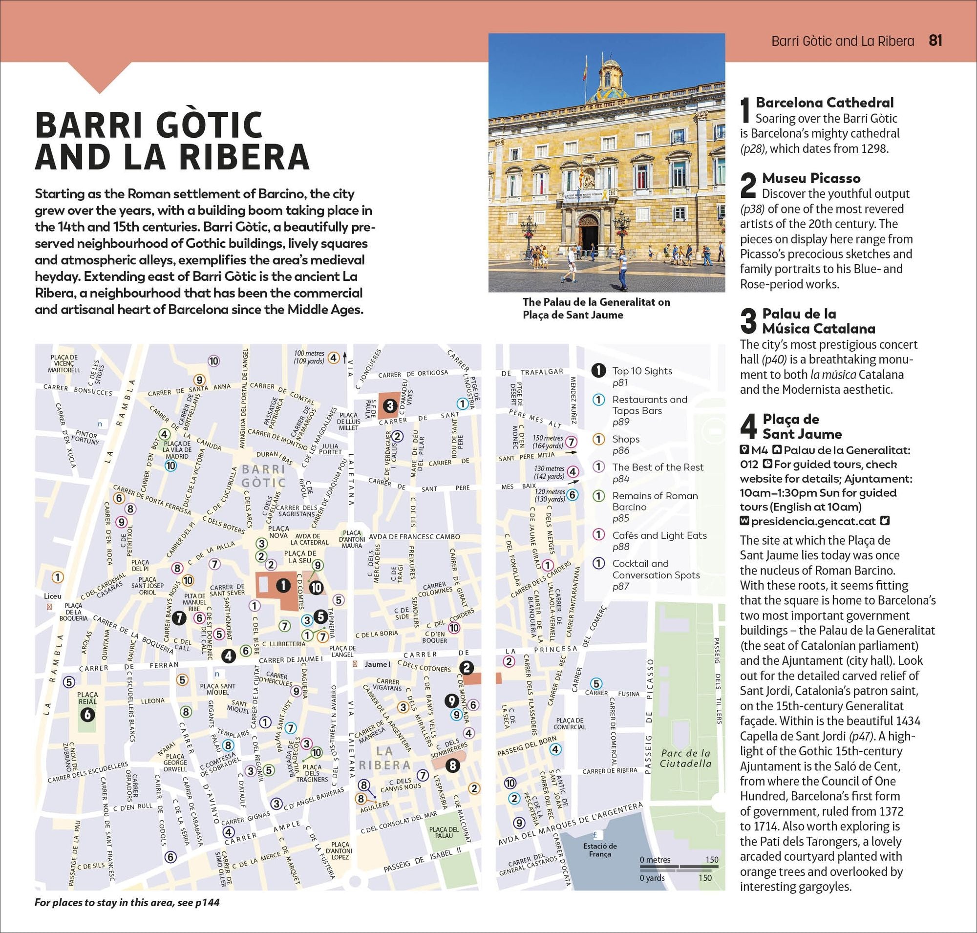 DK Top 10 Barcelona: Top 10 lists for your perfect trip, plus an all-weather folded map