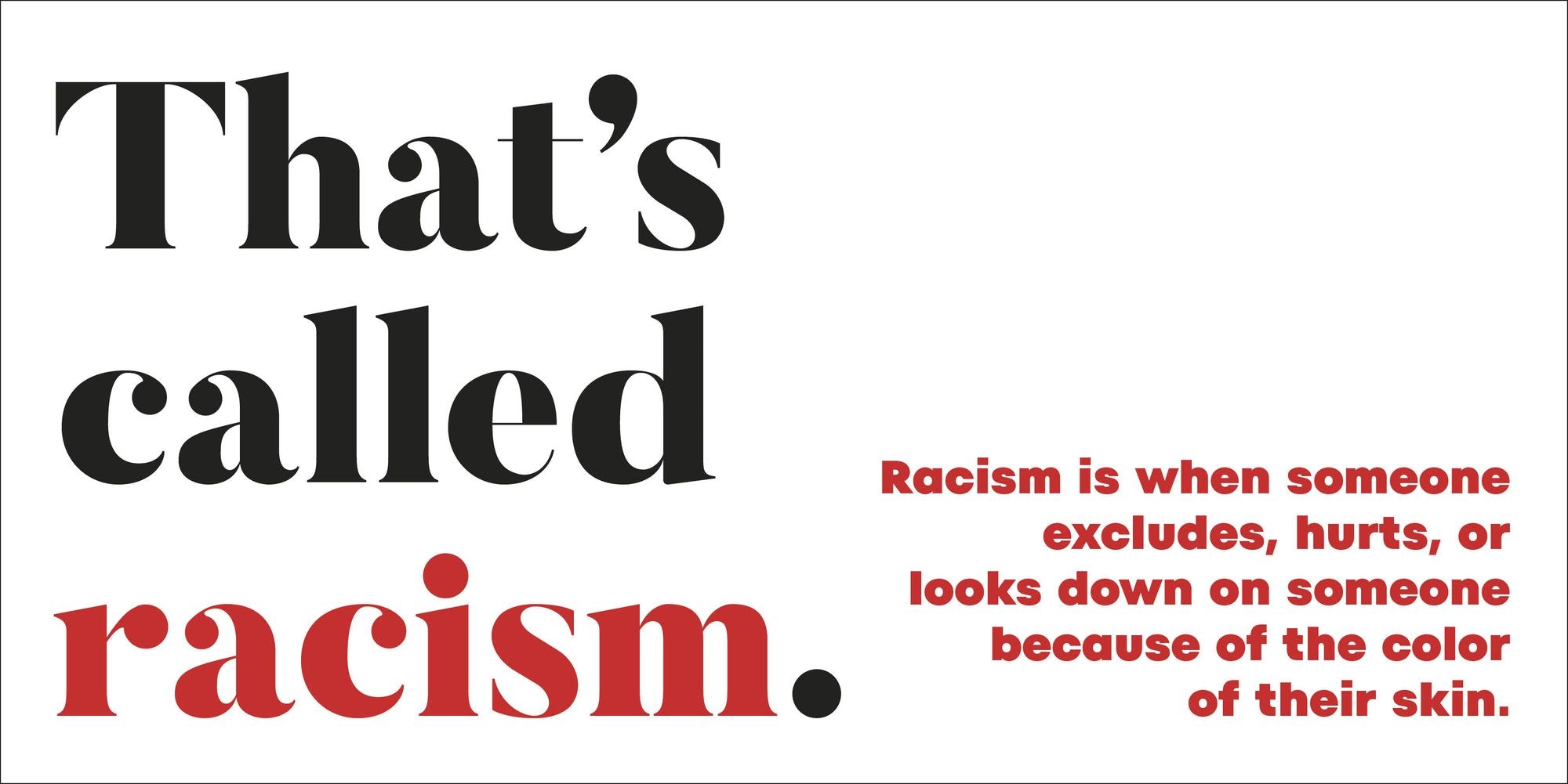 A Little Book About Racism