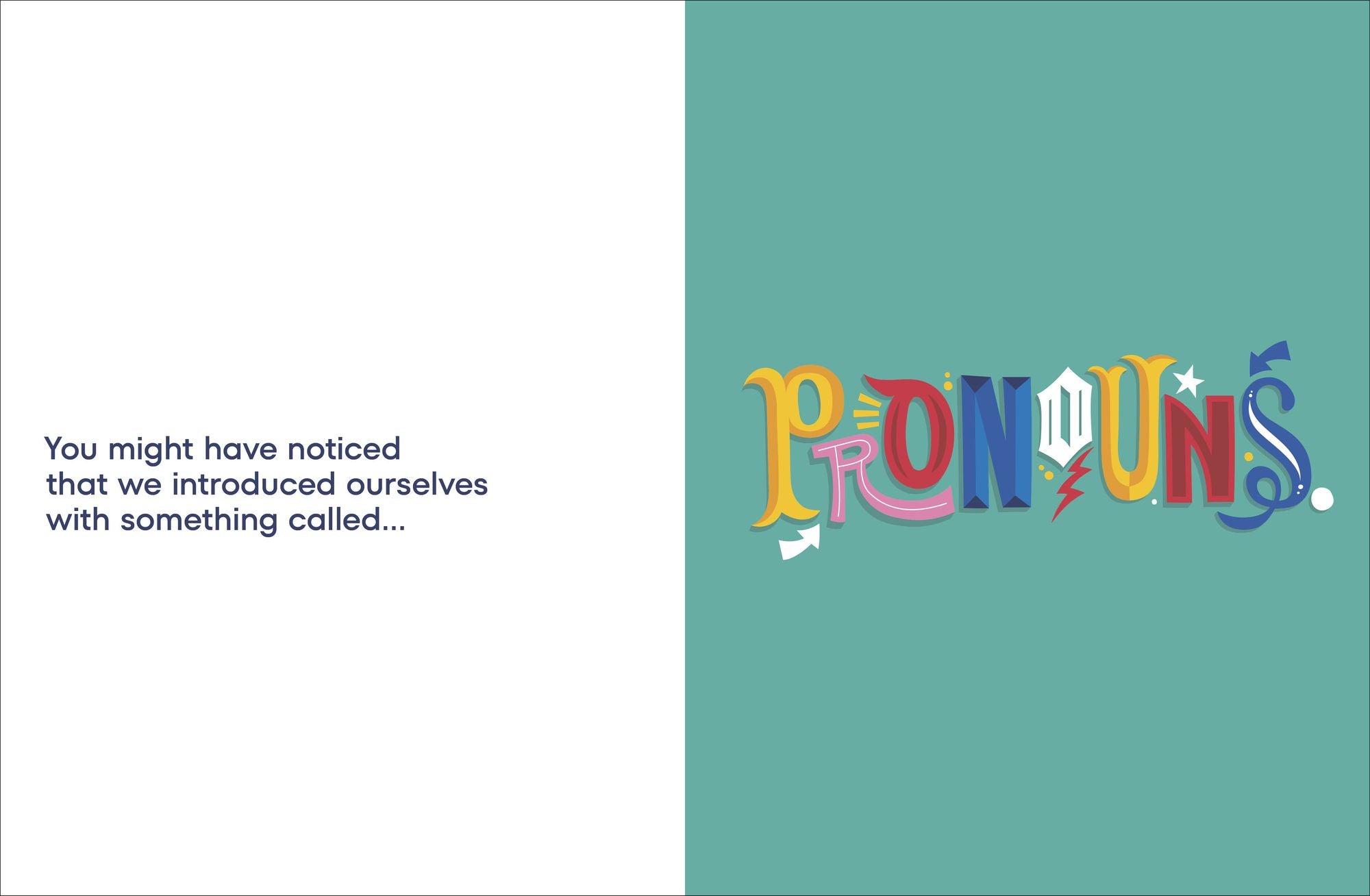 A Kids Book About Pronouns