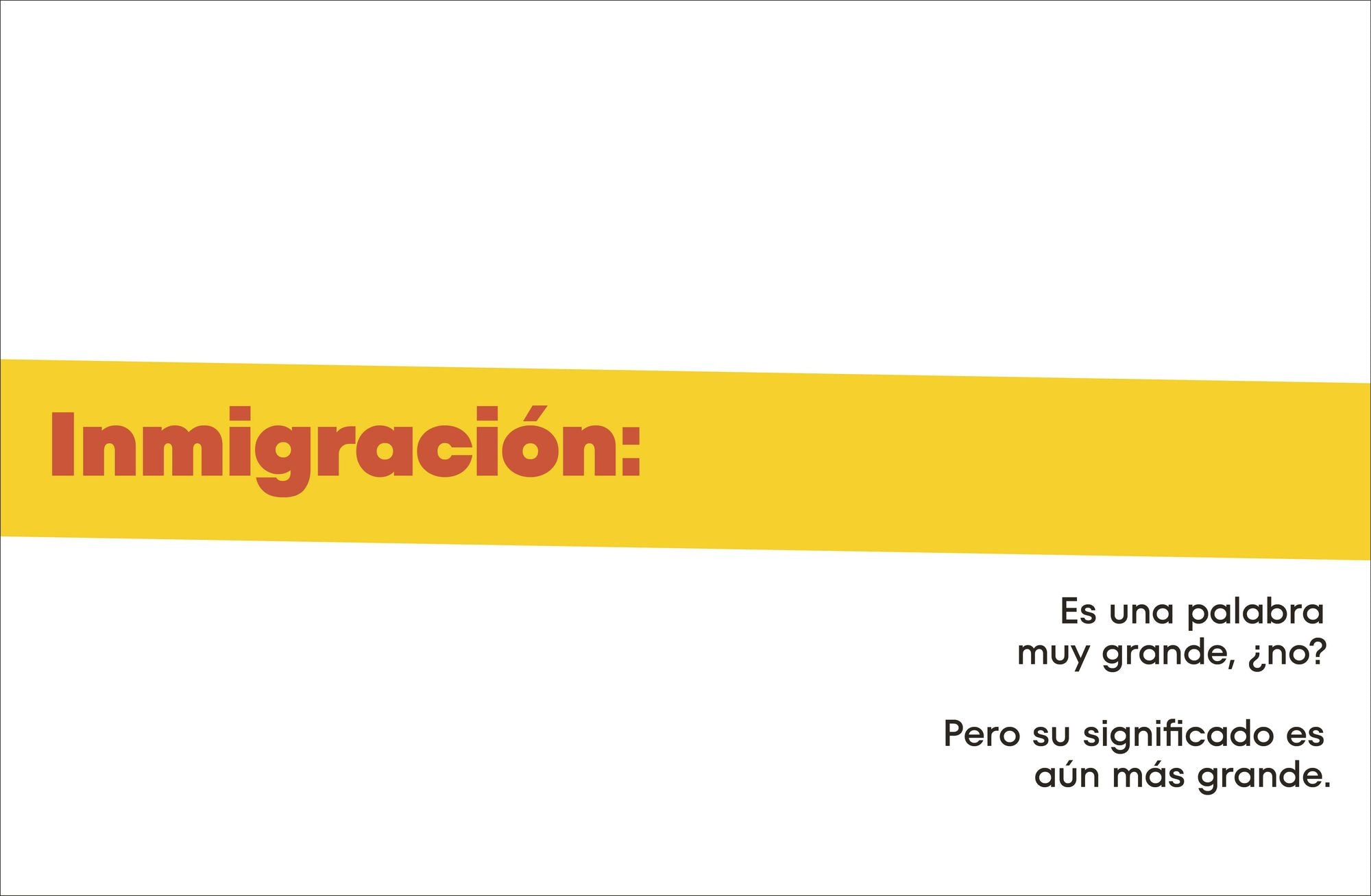 Un libro para niños sobre inmigración