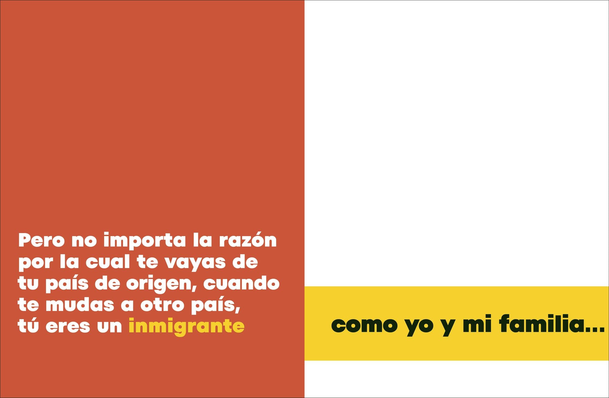Un libro para niños sobre inmigración