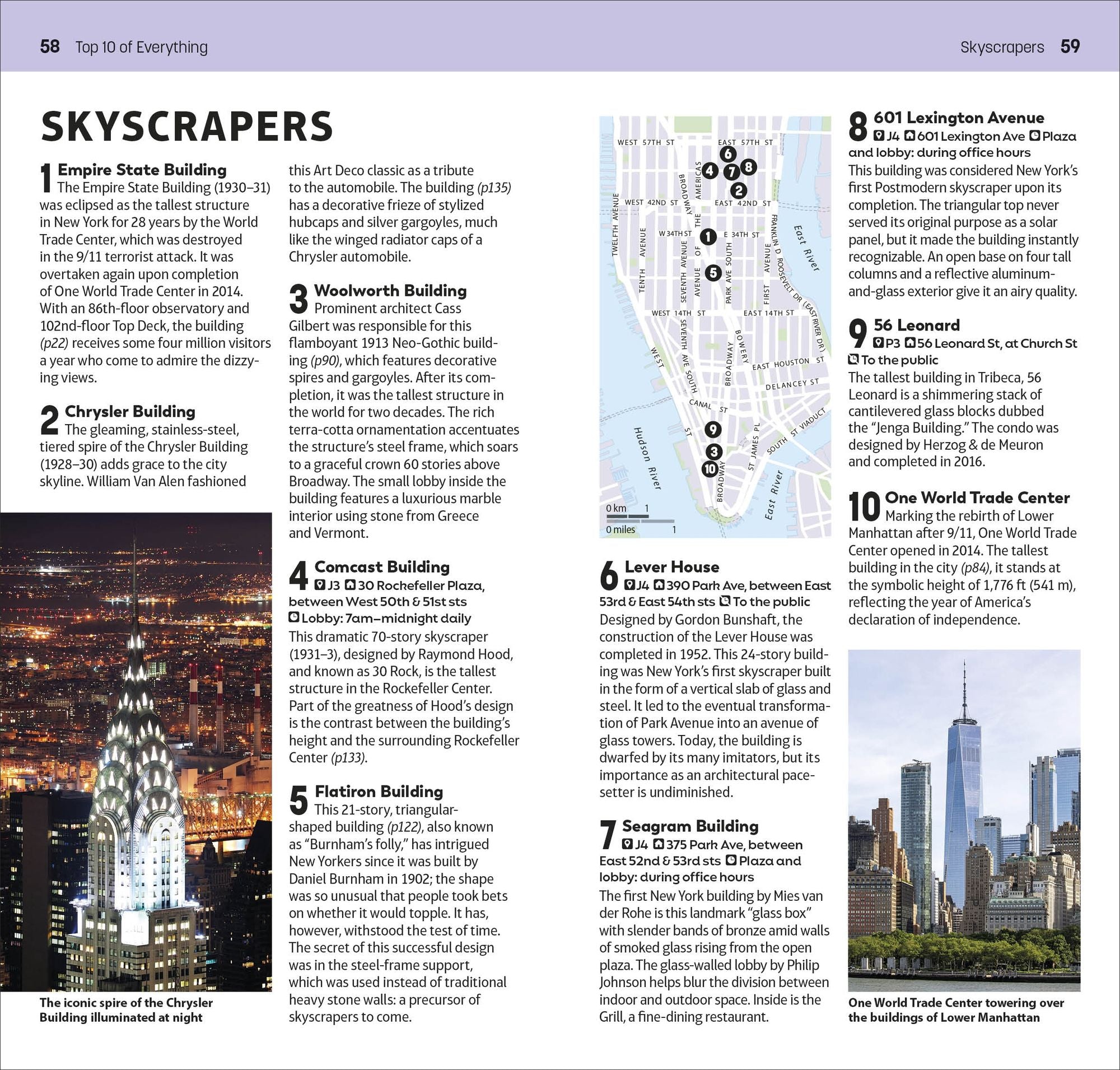 DK Top 10 New York City: Top 10 lists for your perfect trip, plus an all-weather folded map