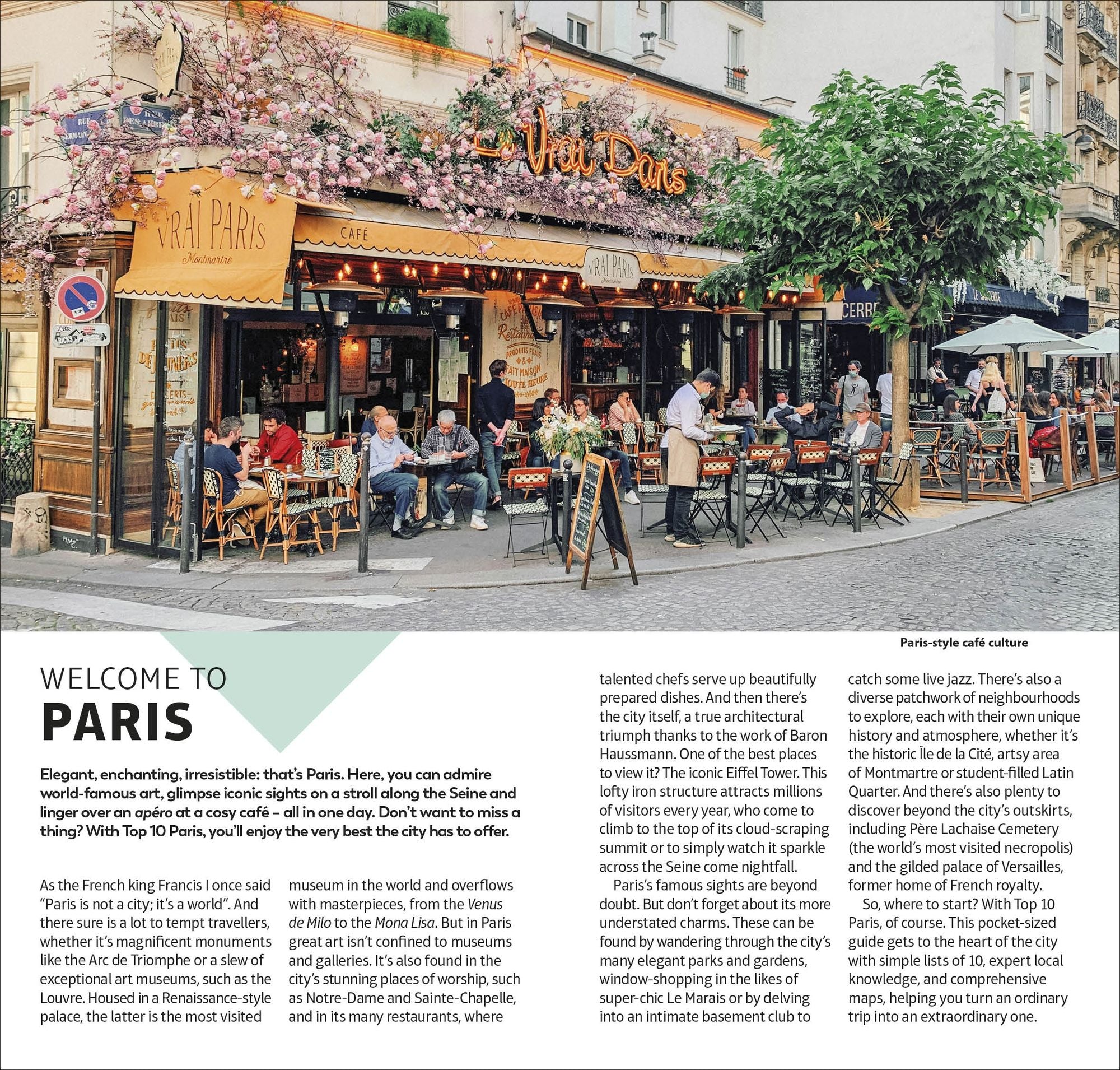 DK Top 10 Paris: Top 10 lists for your perfect trip, plus an all-weather folded map