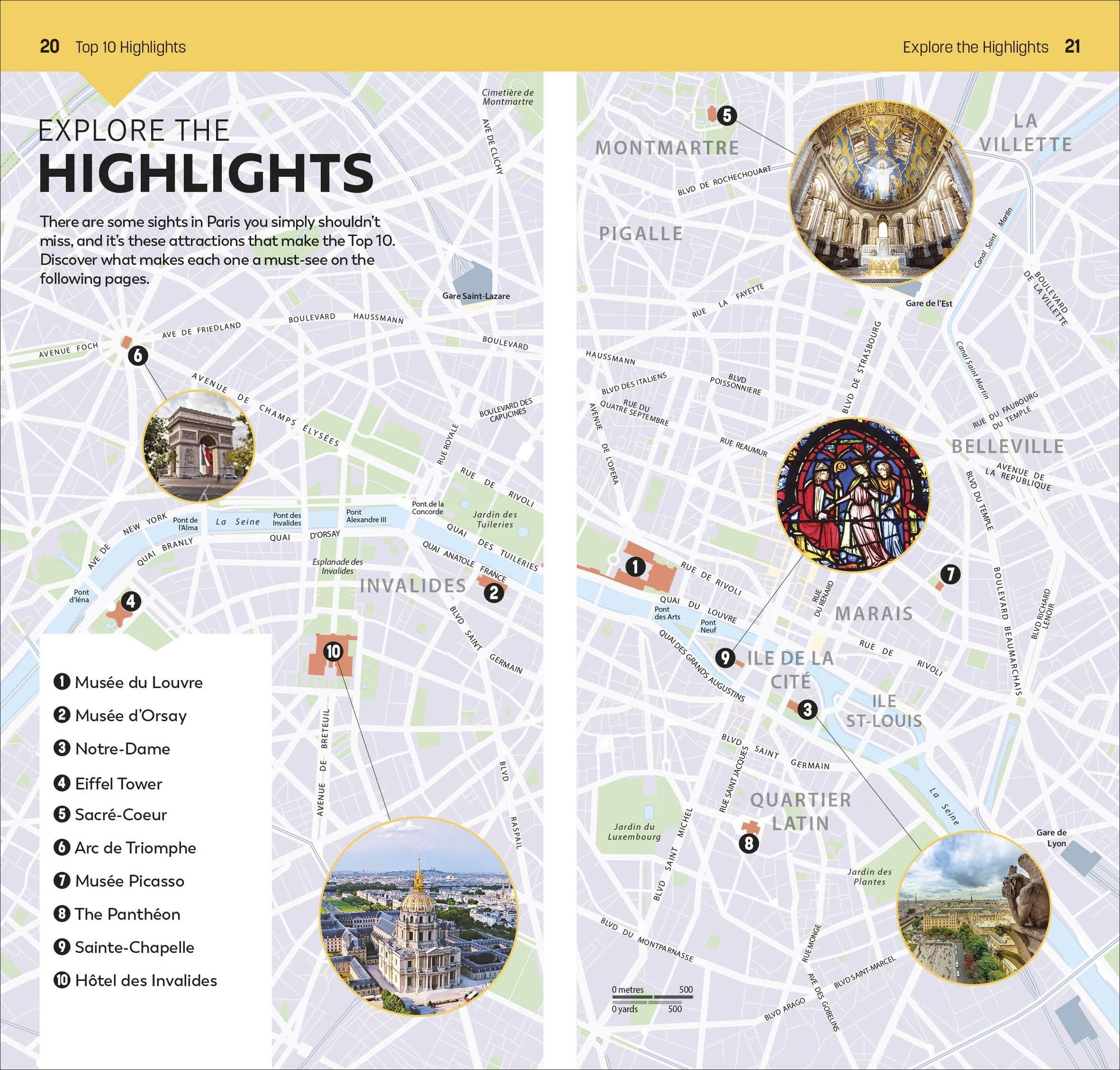 DK Top 10 Paris: Top 10 lists for your perfect trip, plus an all-weather folded map