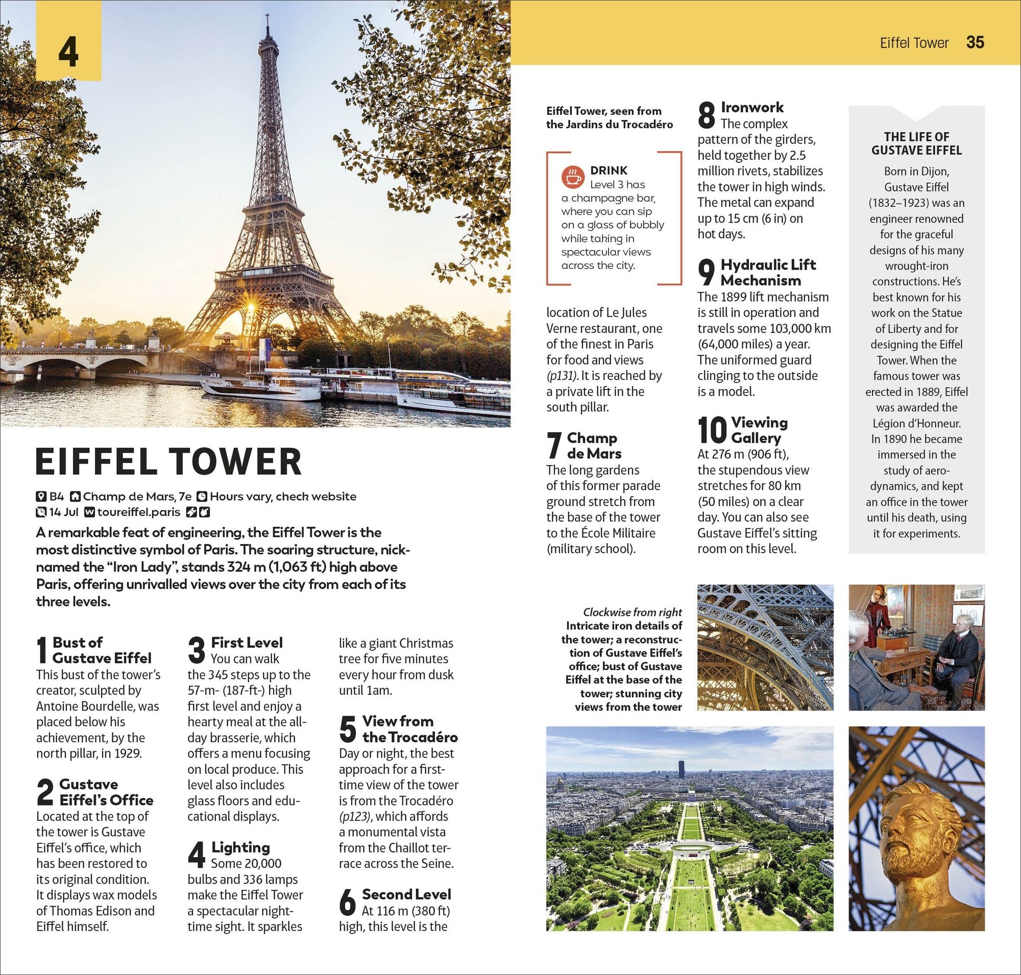 DK Top 10 Paris: Top 10 lists for your perfect trip, plus an all-weather folded map