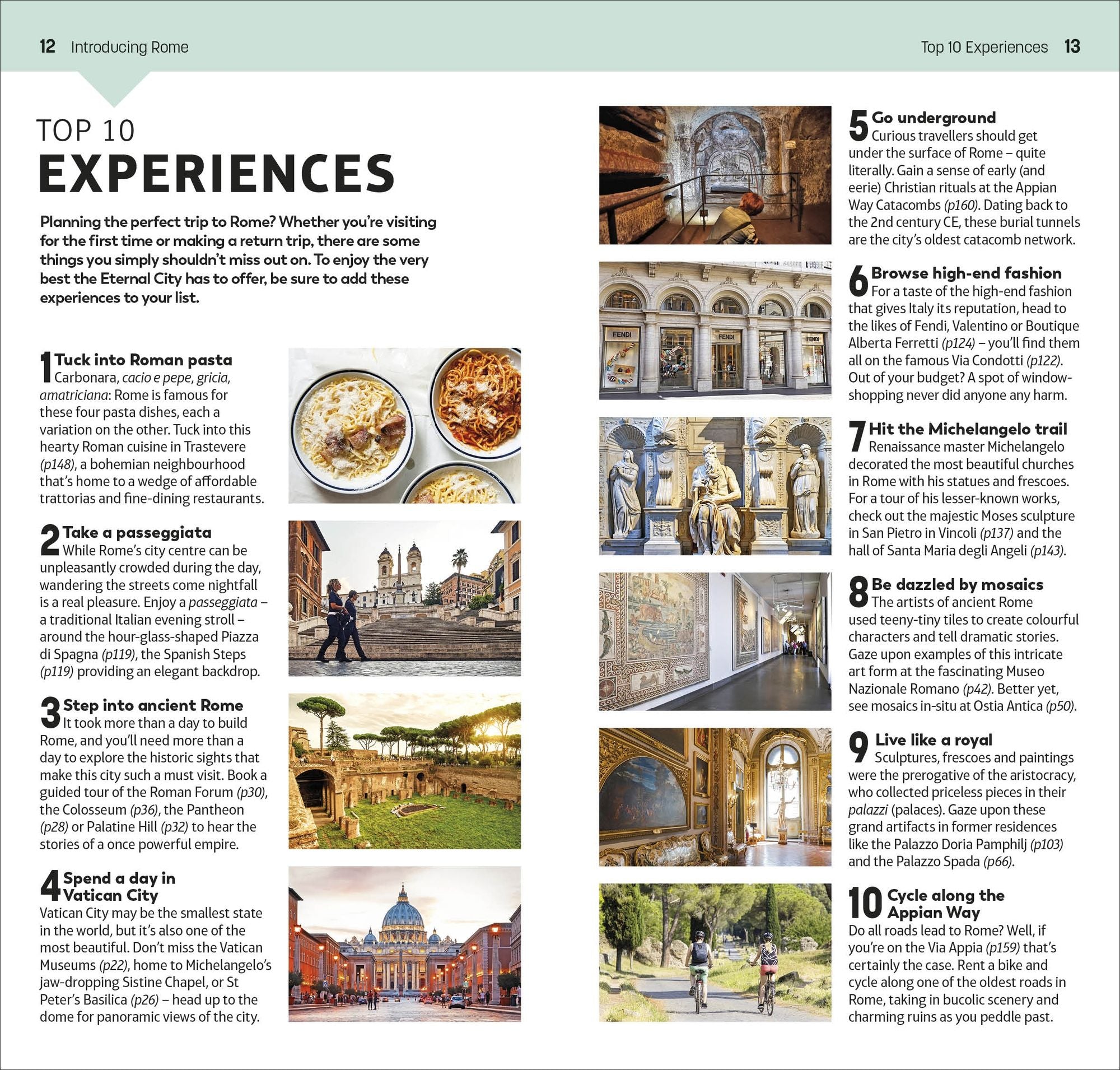 DK Top 10 Rome: Top 10 lists for your perfect trip, plus an all-weather folded map