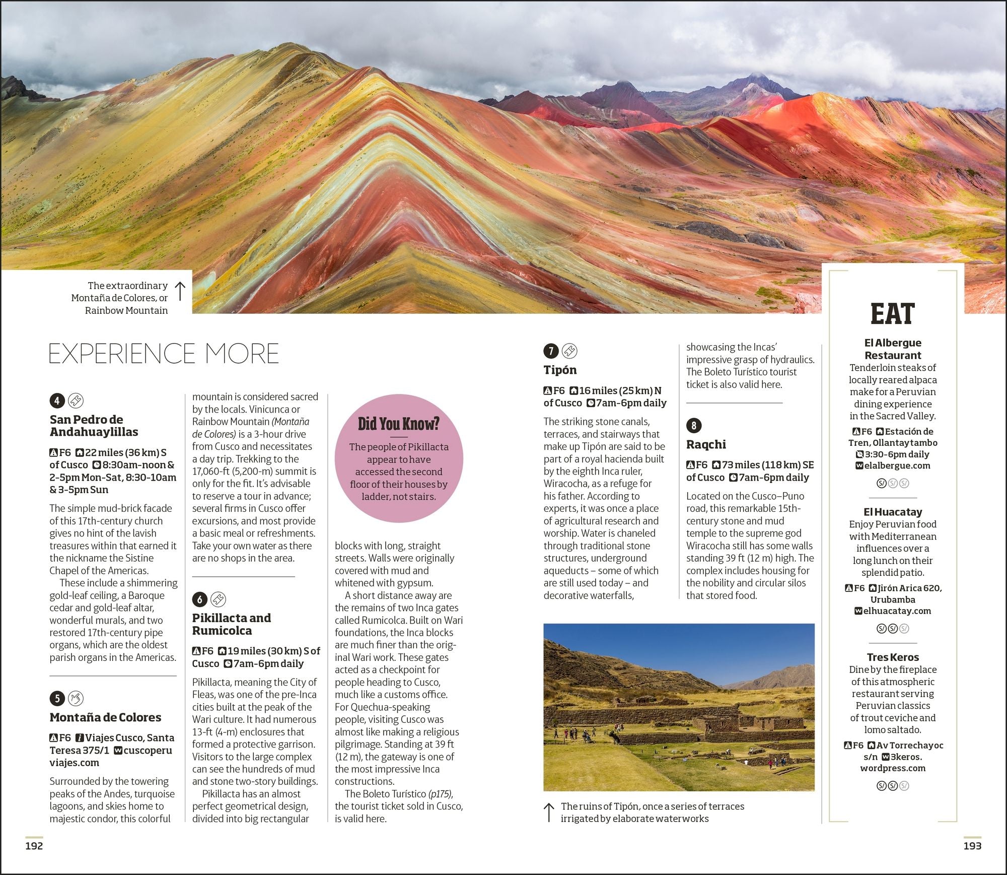 DK Peru: Must-See Sights. Culture & History. Detailed Maps & Tours. Covers Cusco, Machu Picchu, Lima, & more