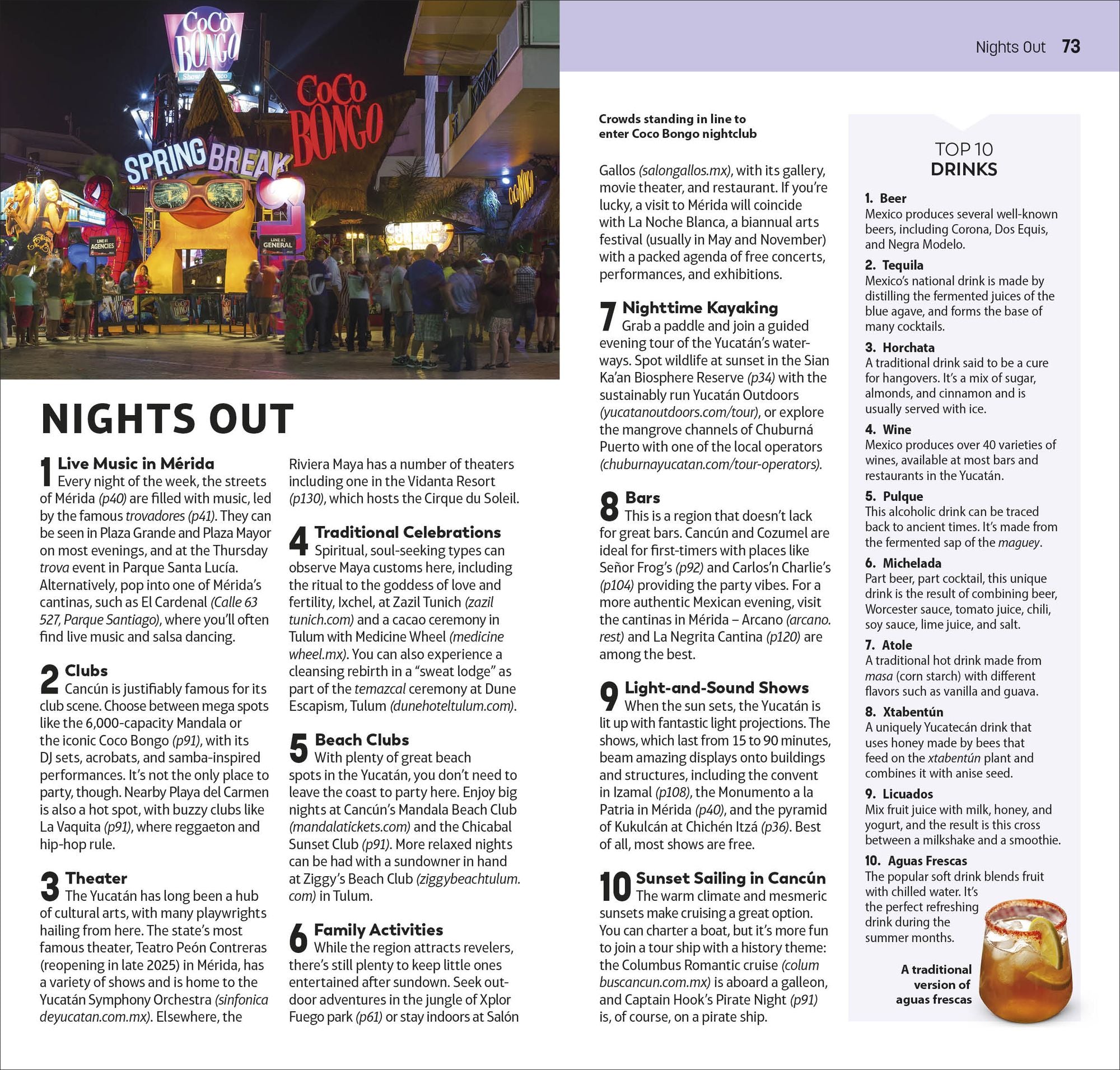 DK Top 10 Cancún and the Yucatán: Top 10 lists for your perfect trip, plus an all-weather folded map