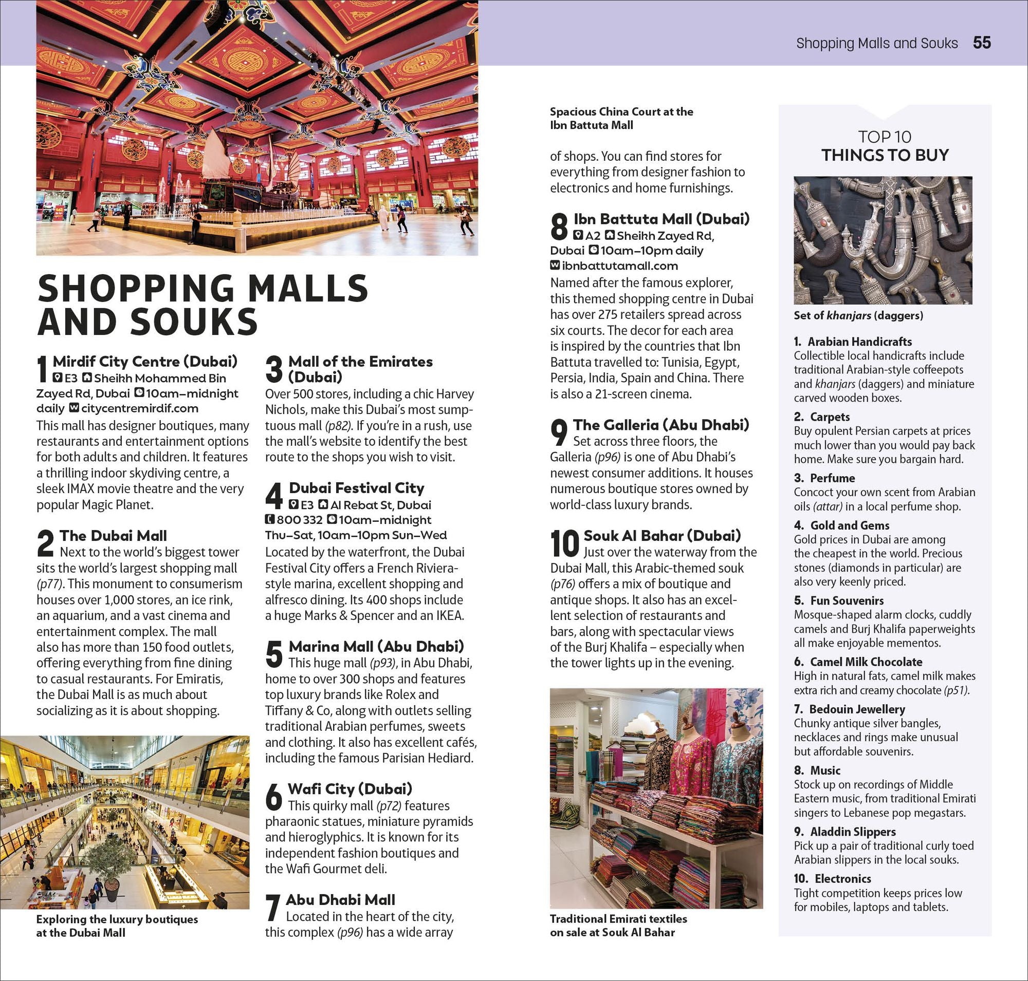 DK Top 10 Dubai and Abu Dhabi: Top 10 lists for your perfect trip, plus an all-weather folded map