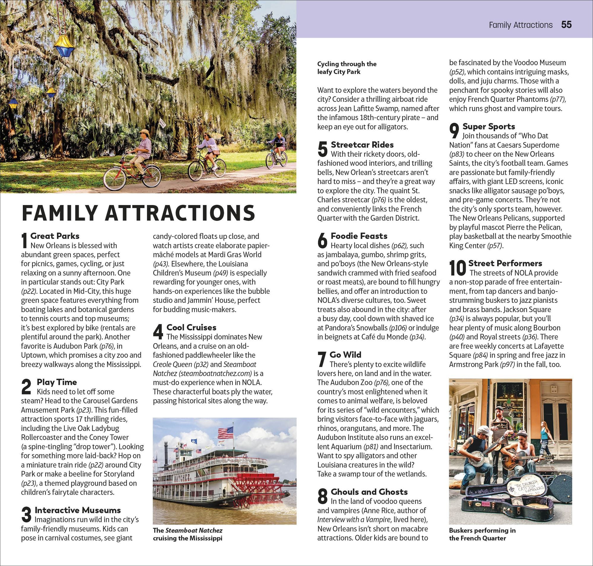 DK Top 10 New Orleans: Top 10 lists for your perfect trip, plus an all-weather folded map