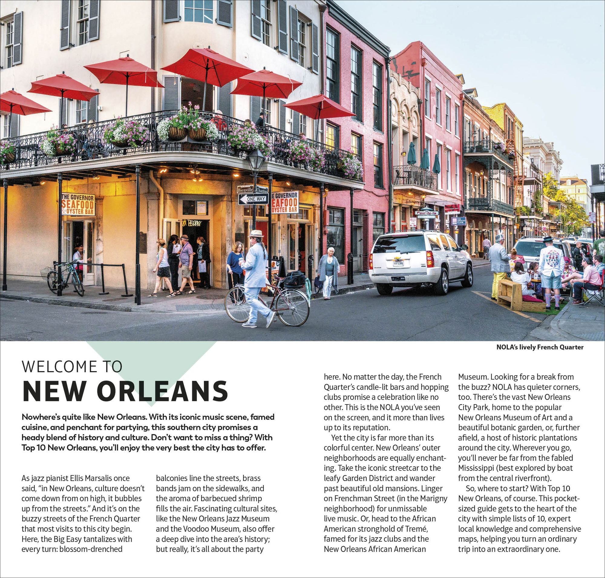 DK Top 10 New Orleans: Top 10 lists for your perfect trip, plus an all-weather folded map
