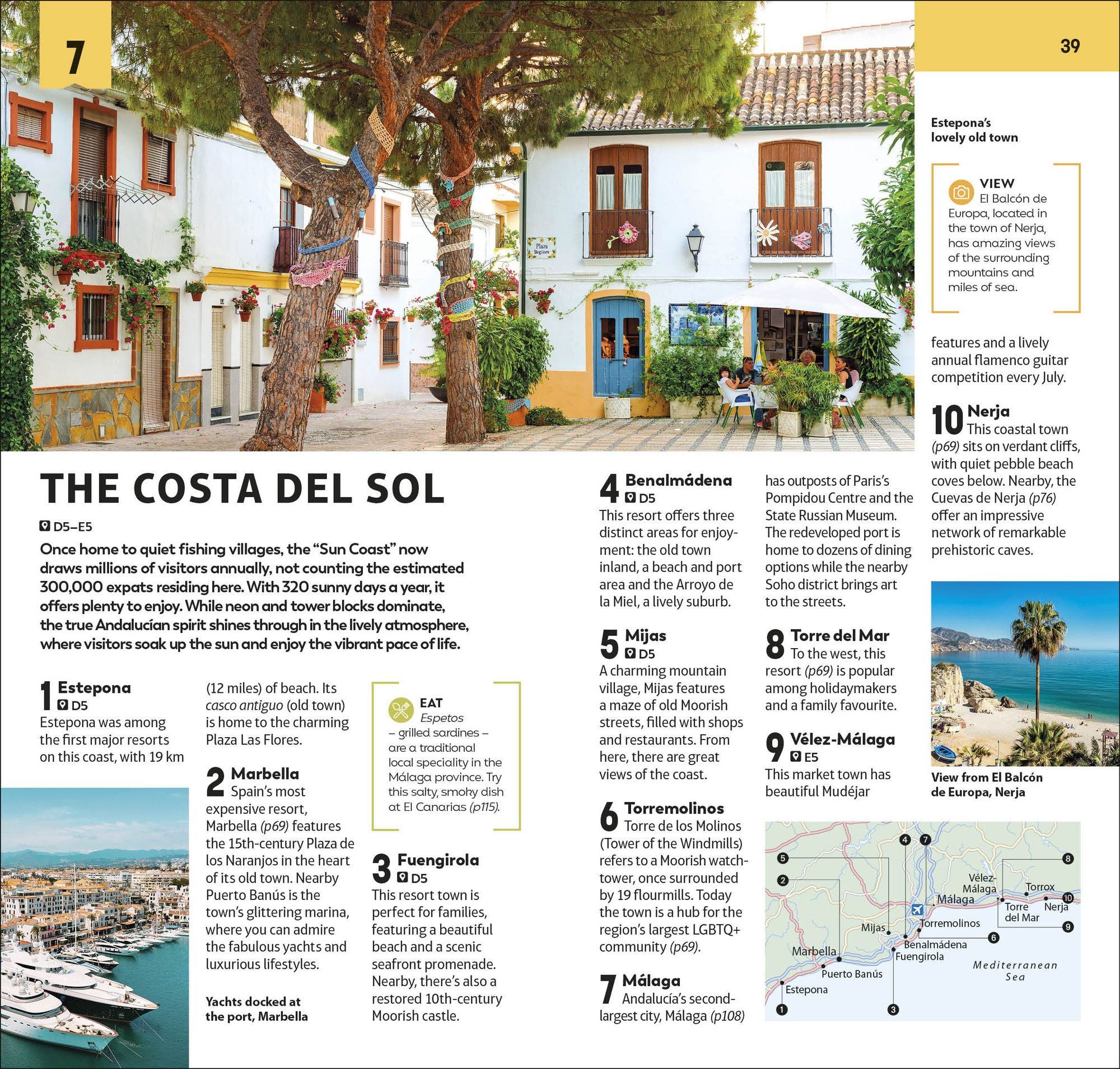 DK Top 10 Andalucía and the Costa del Sol: Top 10 lists for your perfect trip, plus an all-weather folded map