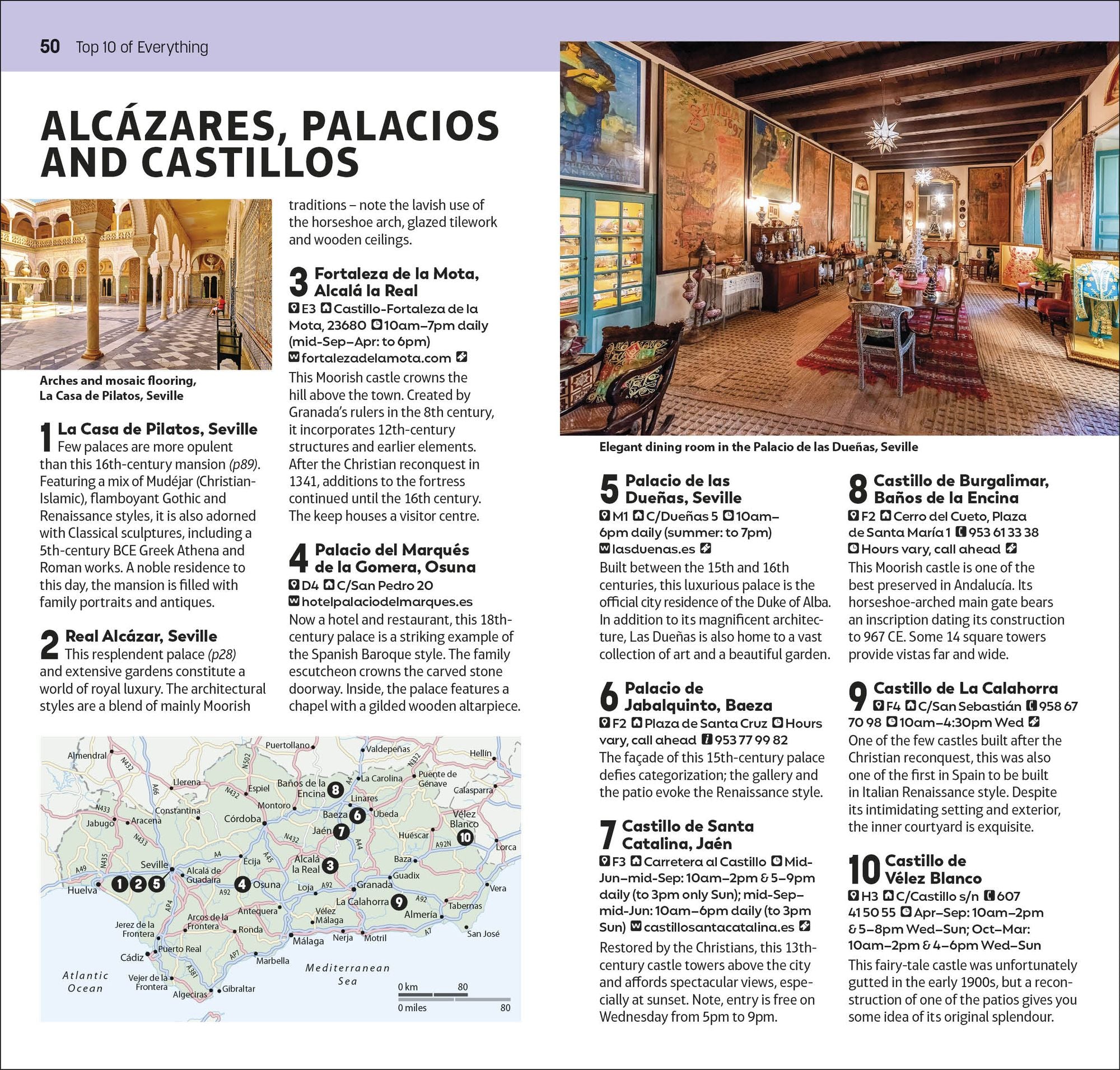 DK Top 10 Andalucía and the Costa del Sol: Top 10 lists for your perfect trip, plus an all-weather folded map