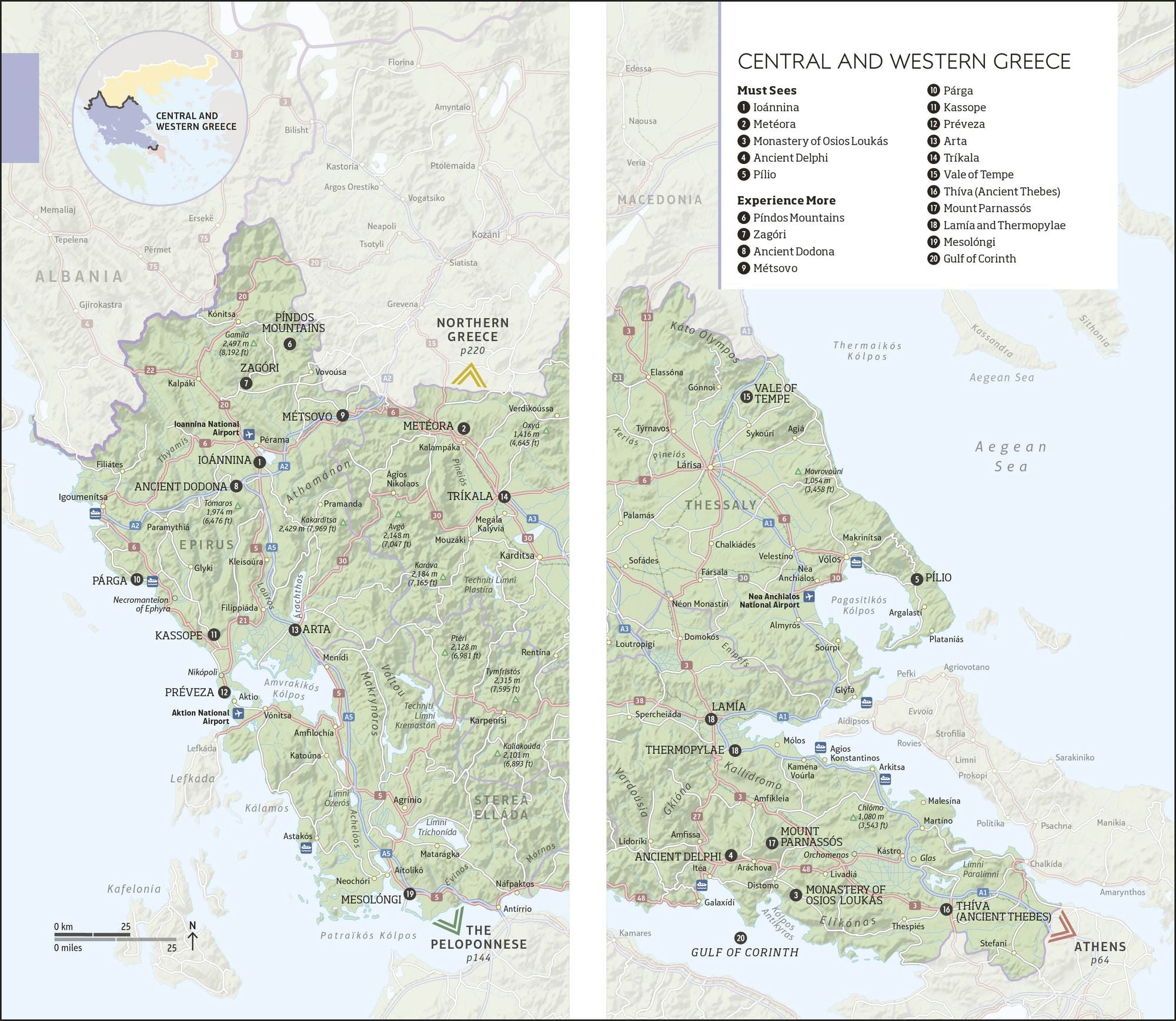 DK Greece, Athens and the Mainland: Must-See Sights. Culture & History. Detailed Maps & Tours. Area-by-Area Guide.