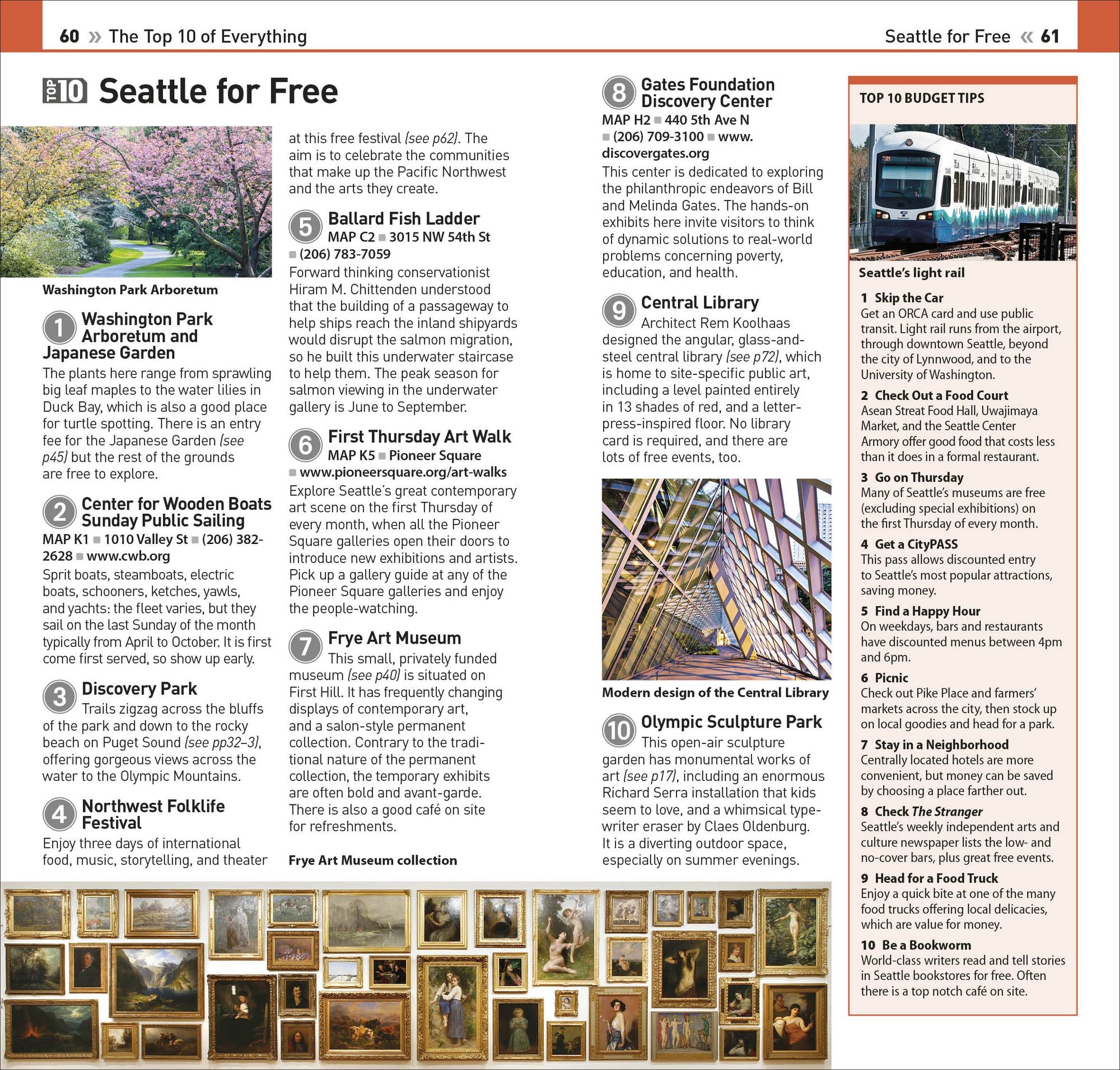 DK Top 10 Seattle: Top 10 lists for your perfect trip, plus an all-weather folded map