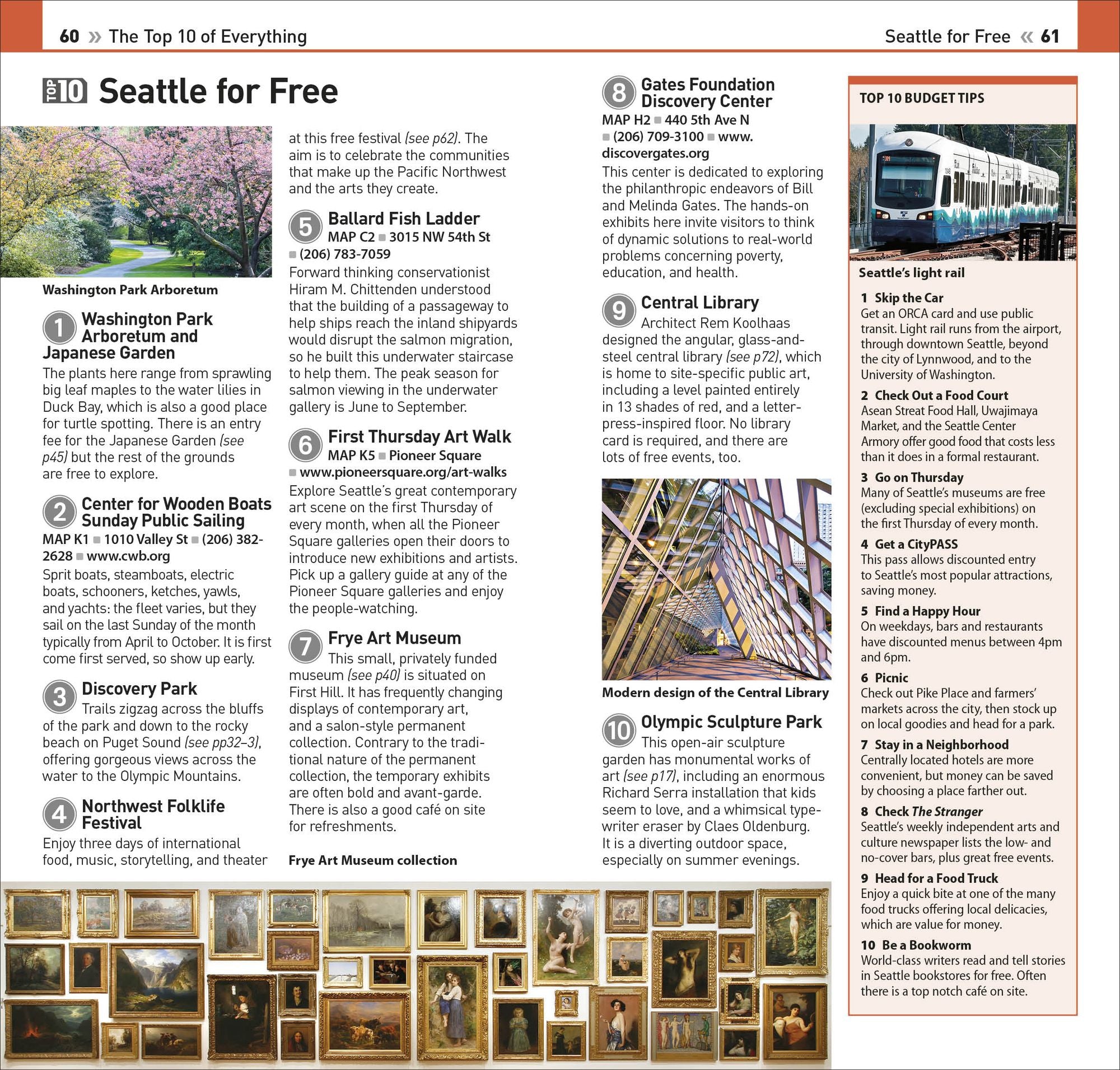 DK Top 10 Seattle: Top 10 lists for your perfect trip, plus an all-weather folded map