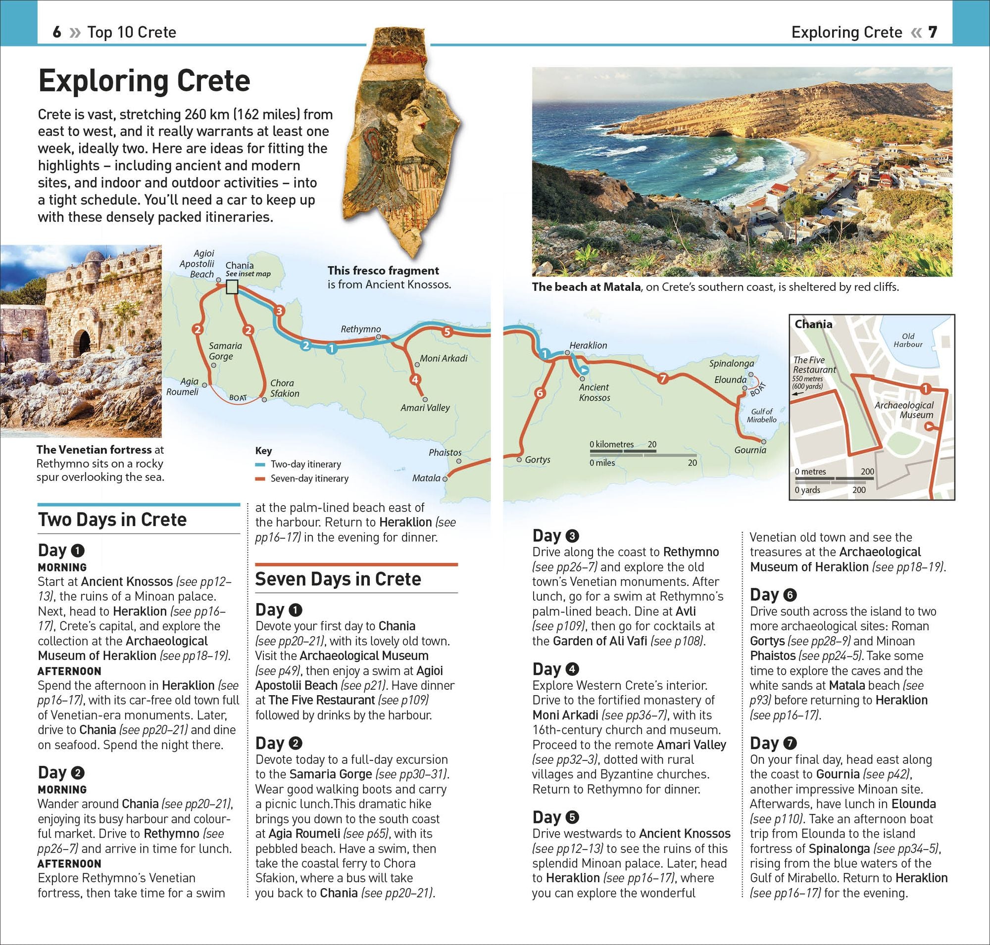 DK Top 10 Crete: Top 10 lists for your perfect trip, plus an all-weather folded map