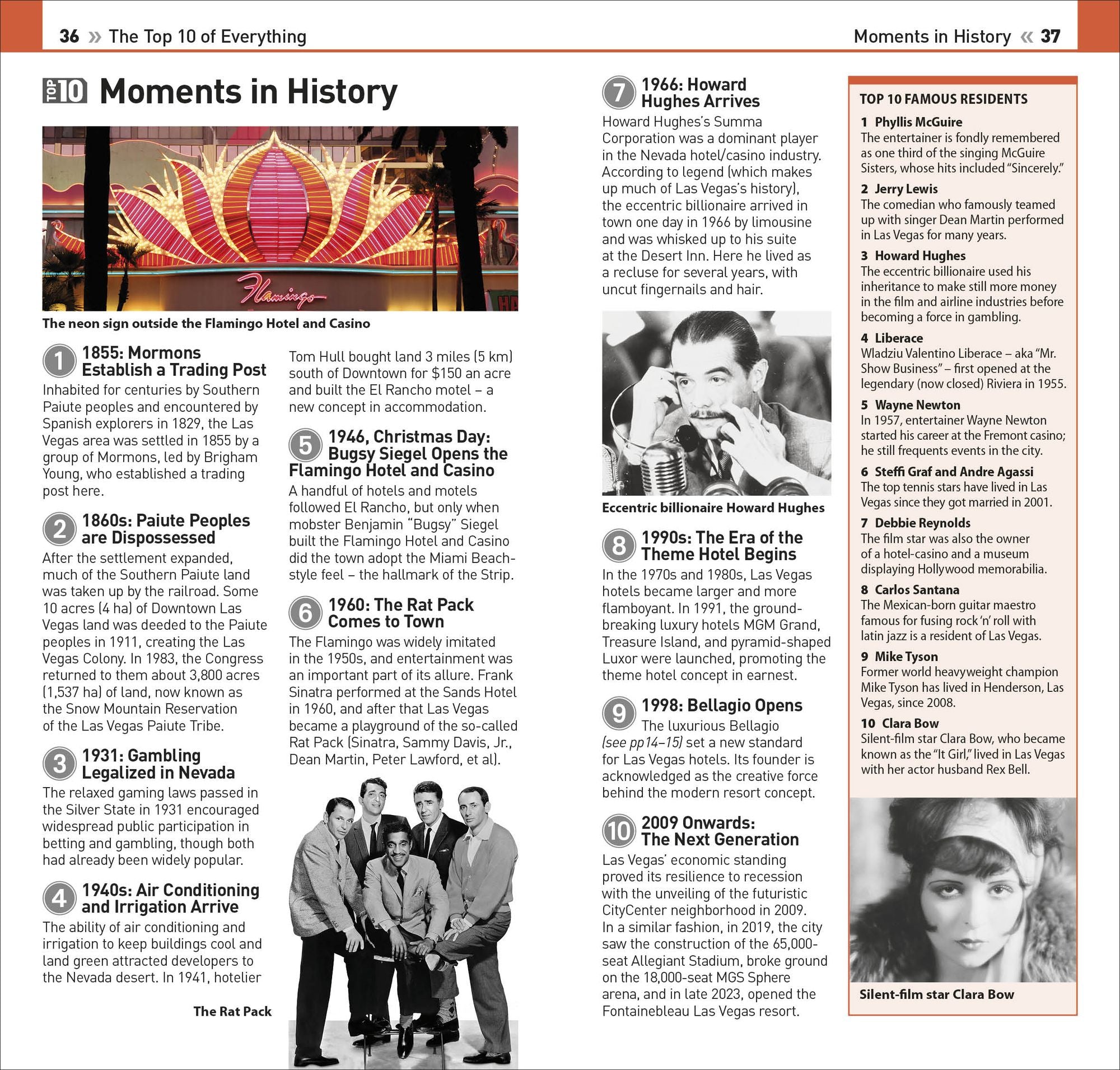 DK Top 10 Las Vegas: Top 10 lists for your perfect trip, plus an all-weather folded map