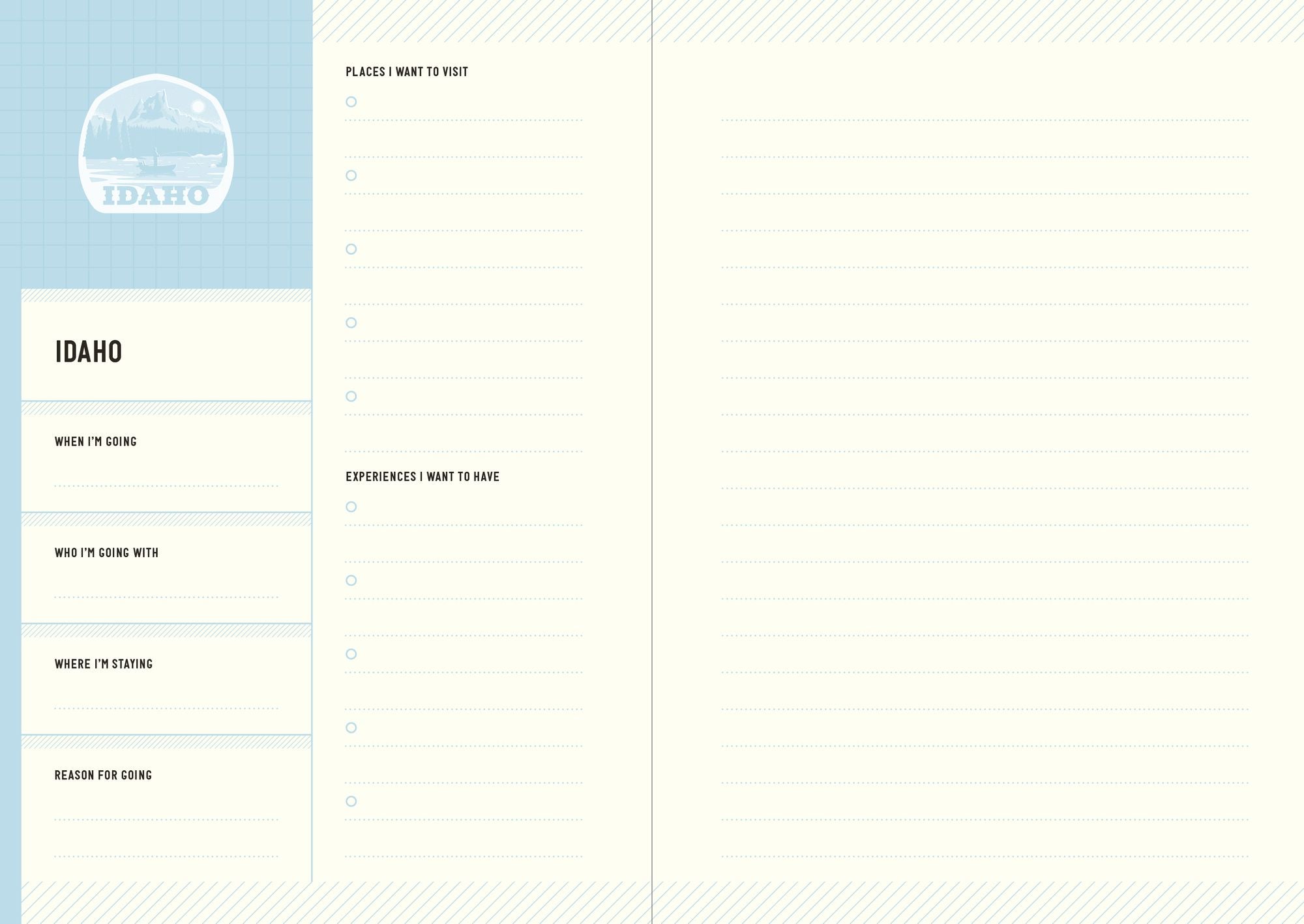 50 States Travel Journal