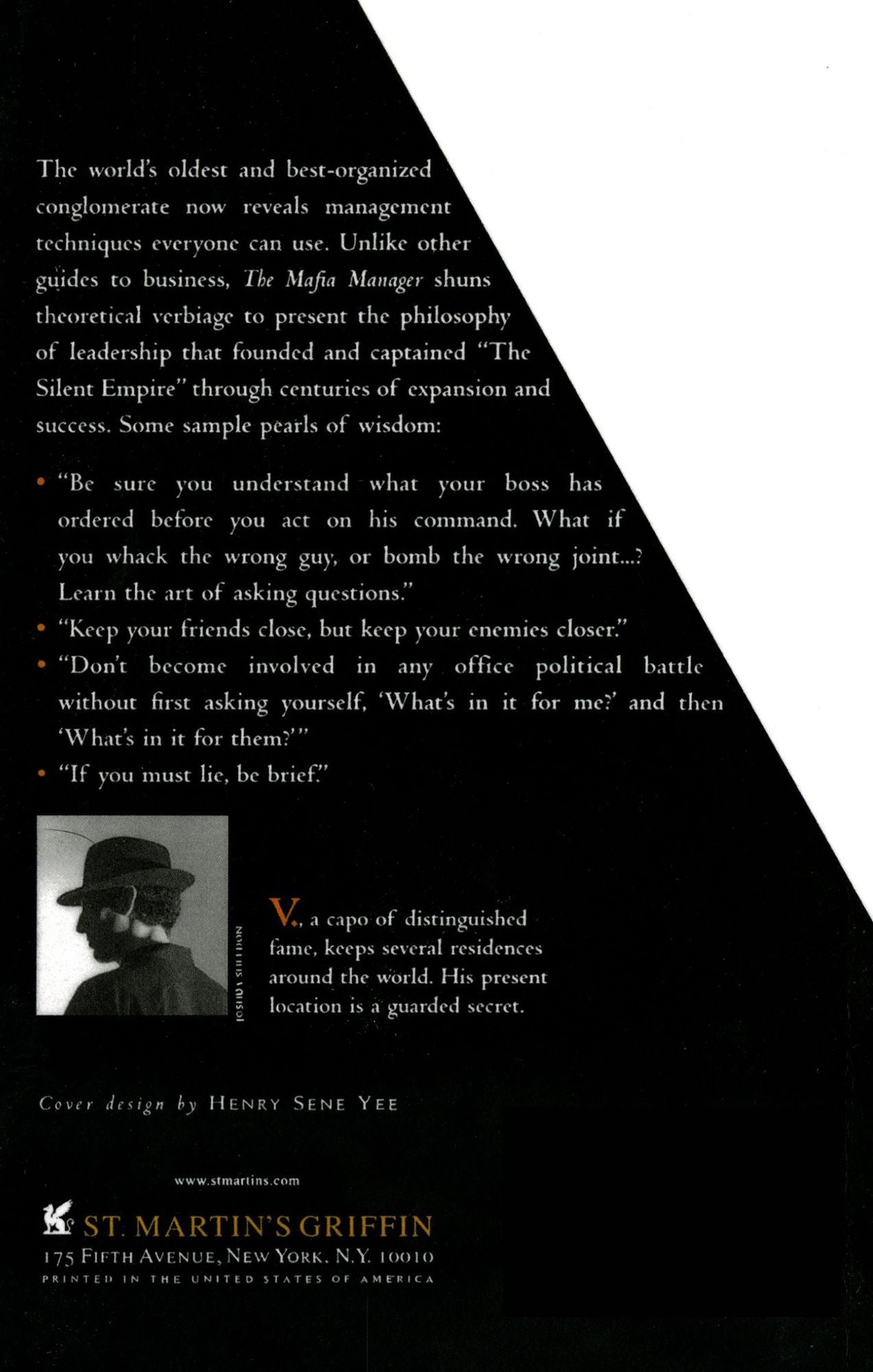 The Mafia Manager: A Guide to the Corporate Machiavelli