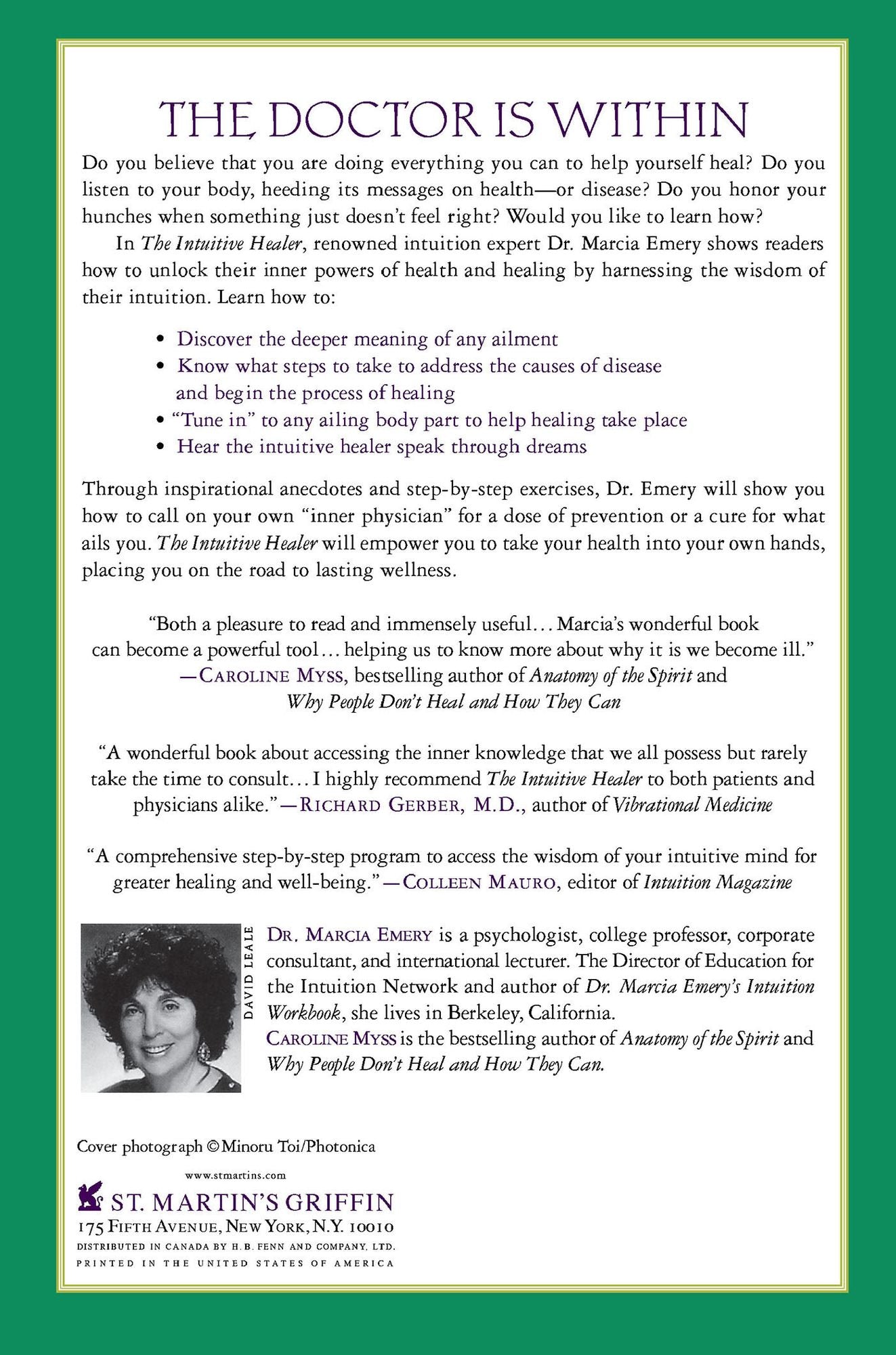 The Intuitive Healer: Accessing Your Inner Physician