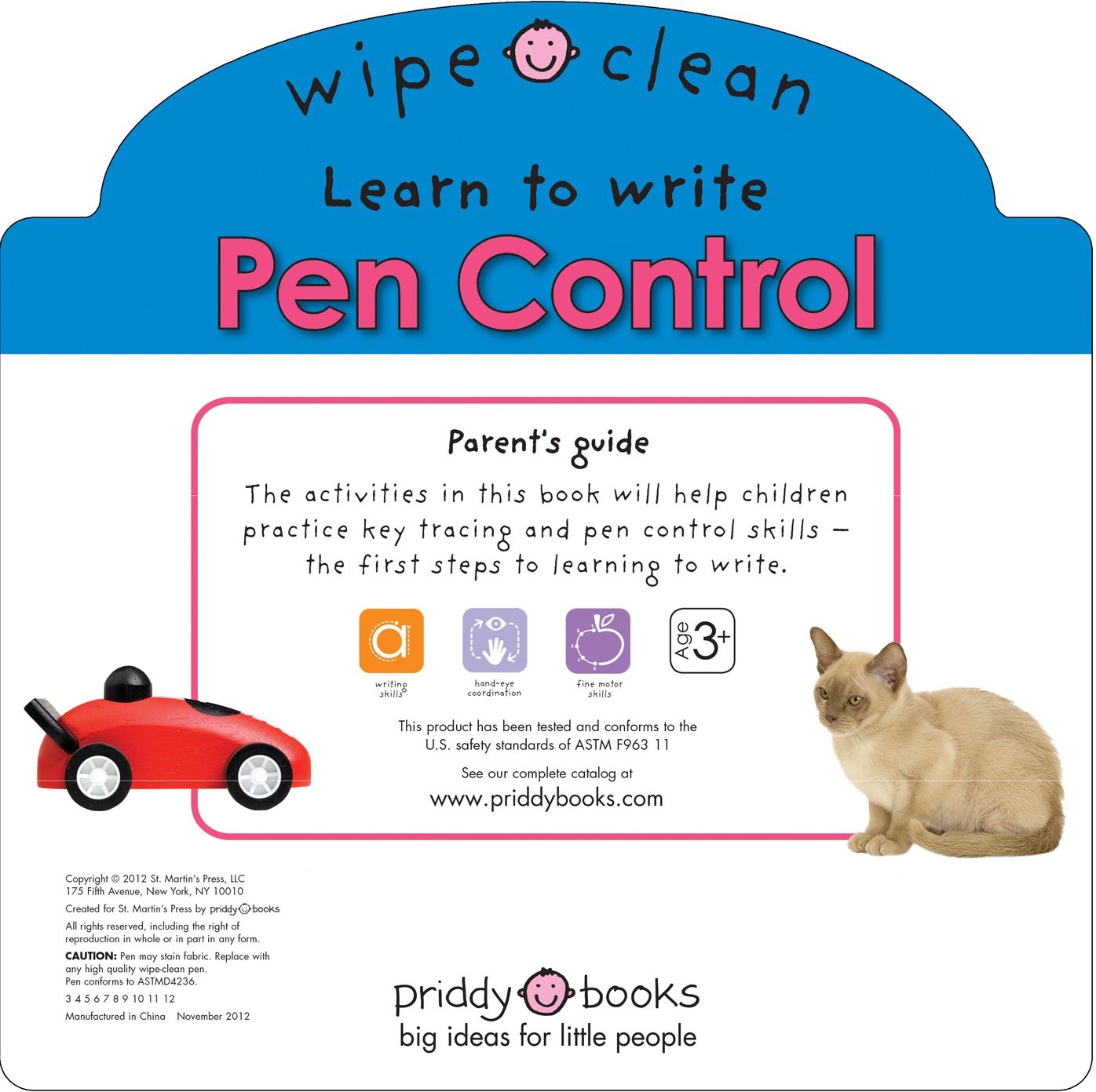 Wipe Clean: Pen Control: An introduction to pen control with activties to do again and again!