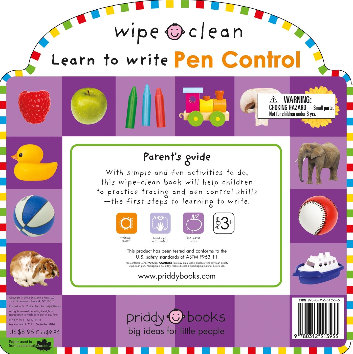Wipe Clean: Pen Control: An introduction to pen control with activties to do again and again!