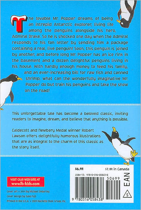 Mr. Popper's Penguins (Newbery Honor Award Winner)