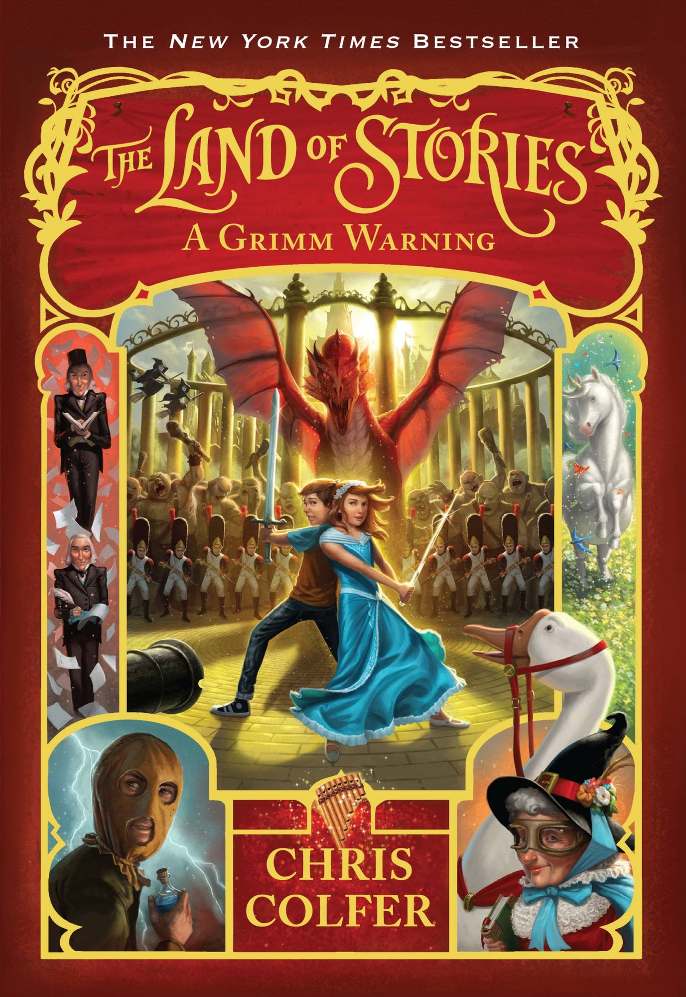 A Grimm Warning (The Land of Stories Series #3)