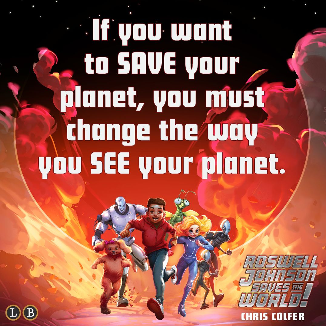 Roswell Johnson Saves the World! (Signed B&N Exclusive Book)