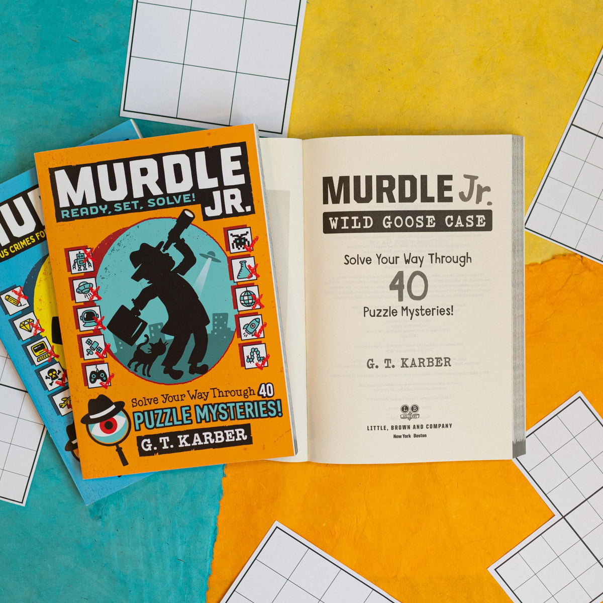 Murdle Jr.: Wild Goose Case: Solve Your Way Through 40 Puzzle Mysteries!