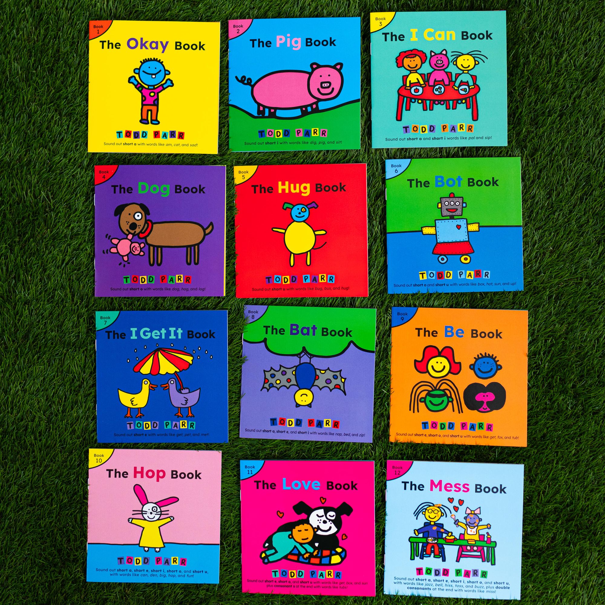 Todd Parr Phonics: Set One: Short Vowel Sounds (12 Books for New Readers)