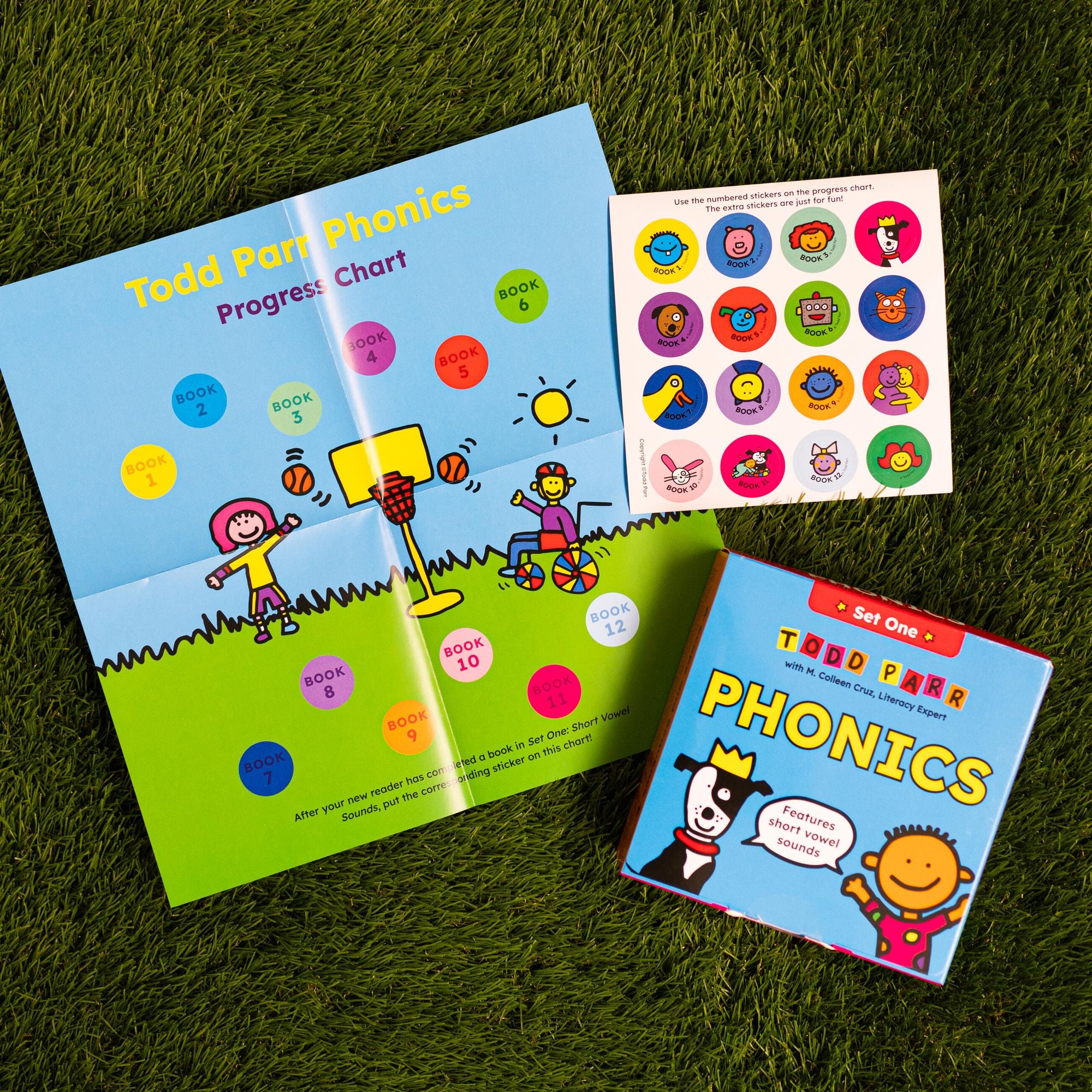 Todd Parr Phonics: Set One: Short Vowel Sounds (12 Books for New Readers)