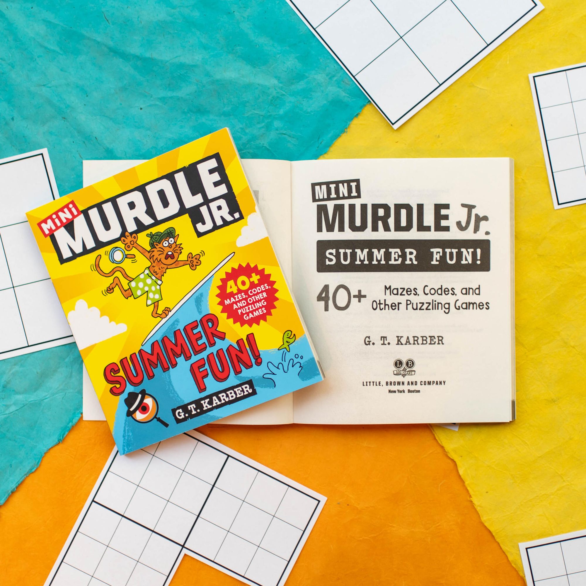 Murdle Jr.: Summer Fun!: 40+ Mazes, Codes, and Other Puzzling Games