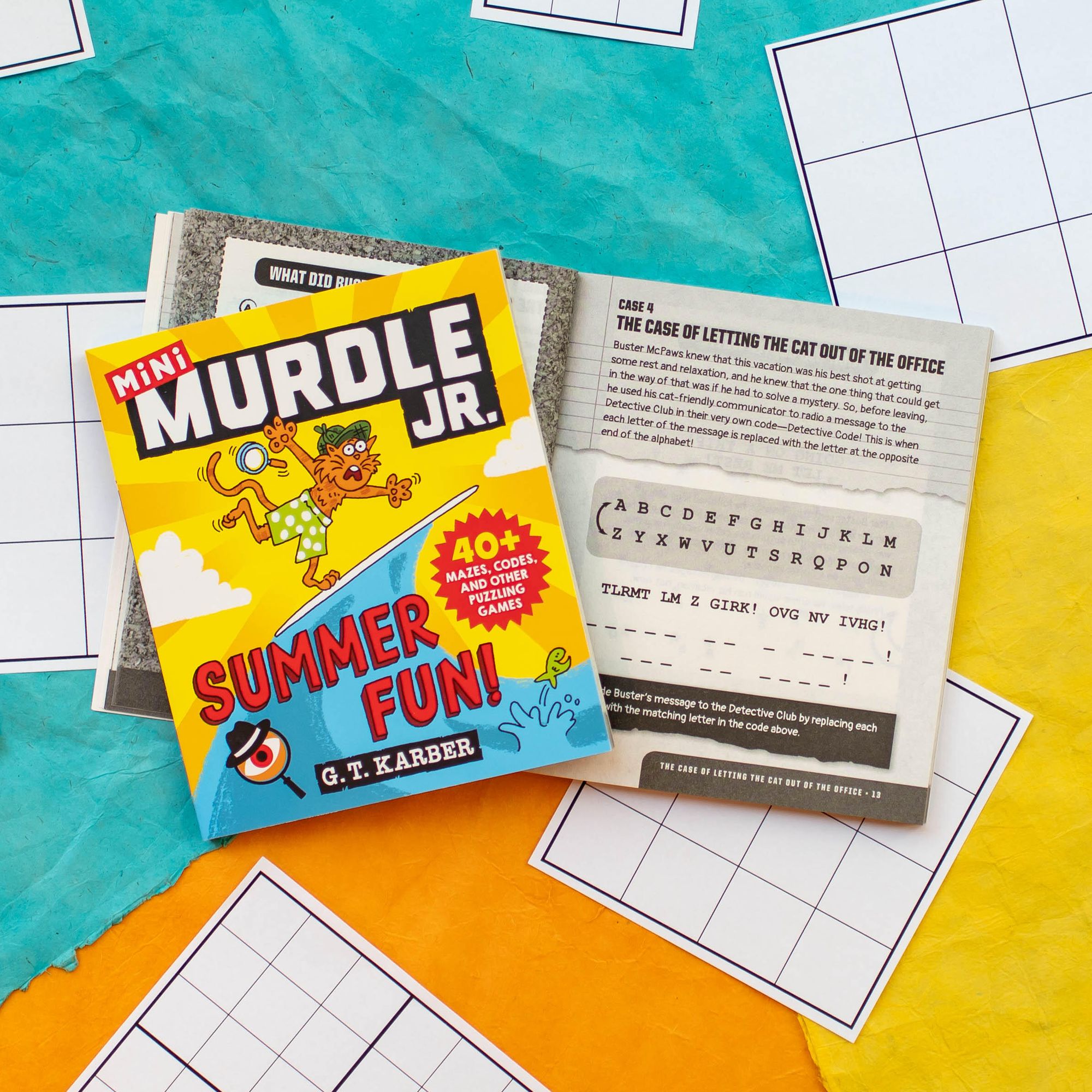 Murdle Jr.: Summer Fun!: 40+ Mazes, Codes, and Other Puzzling Games