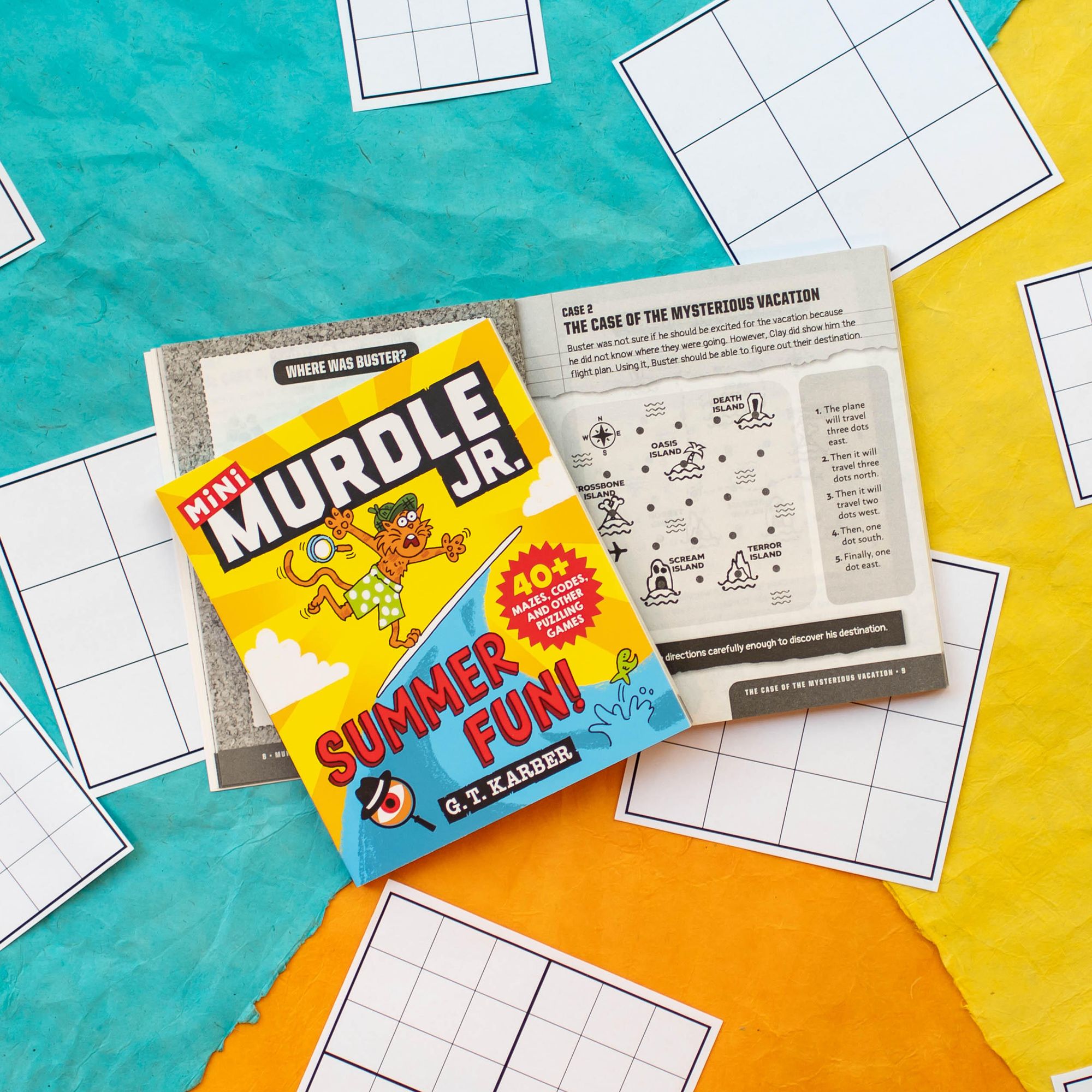 Murdle Jr.: Summer Fun!: 40+ Mazes, Codes, and Other Puzzling Games