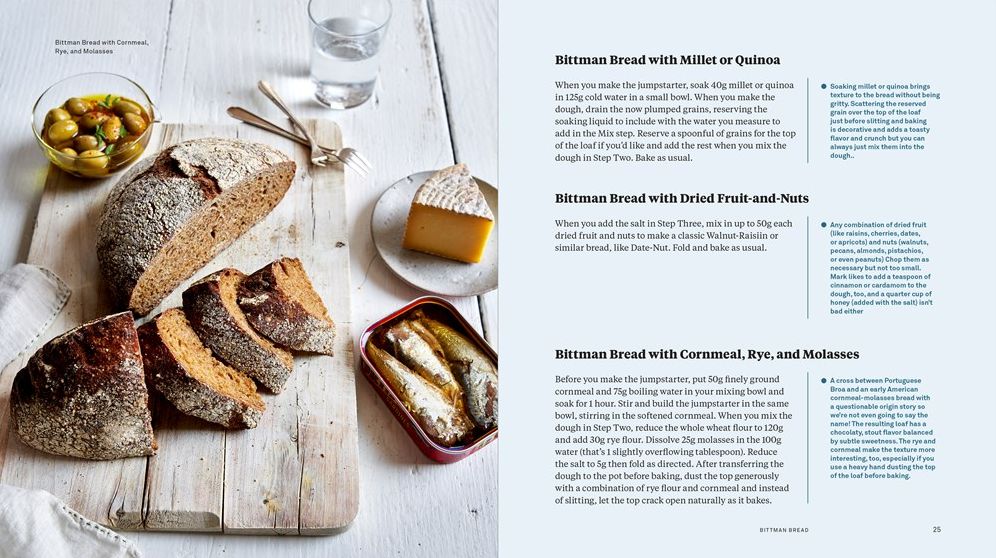 Bittman Bread: No-Knead Whole Grain Baking for Every Day: A Bread Recipe Cookbook