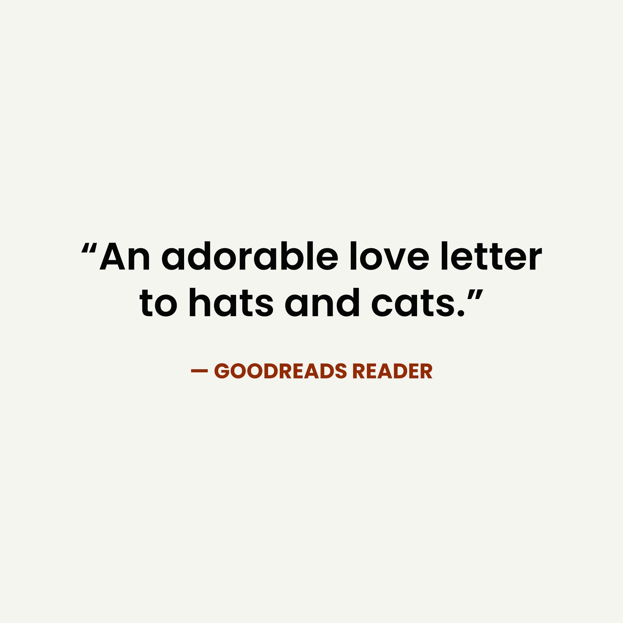 Hats Are Not for Cats!