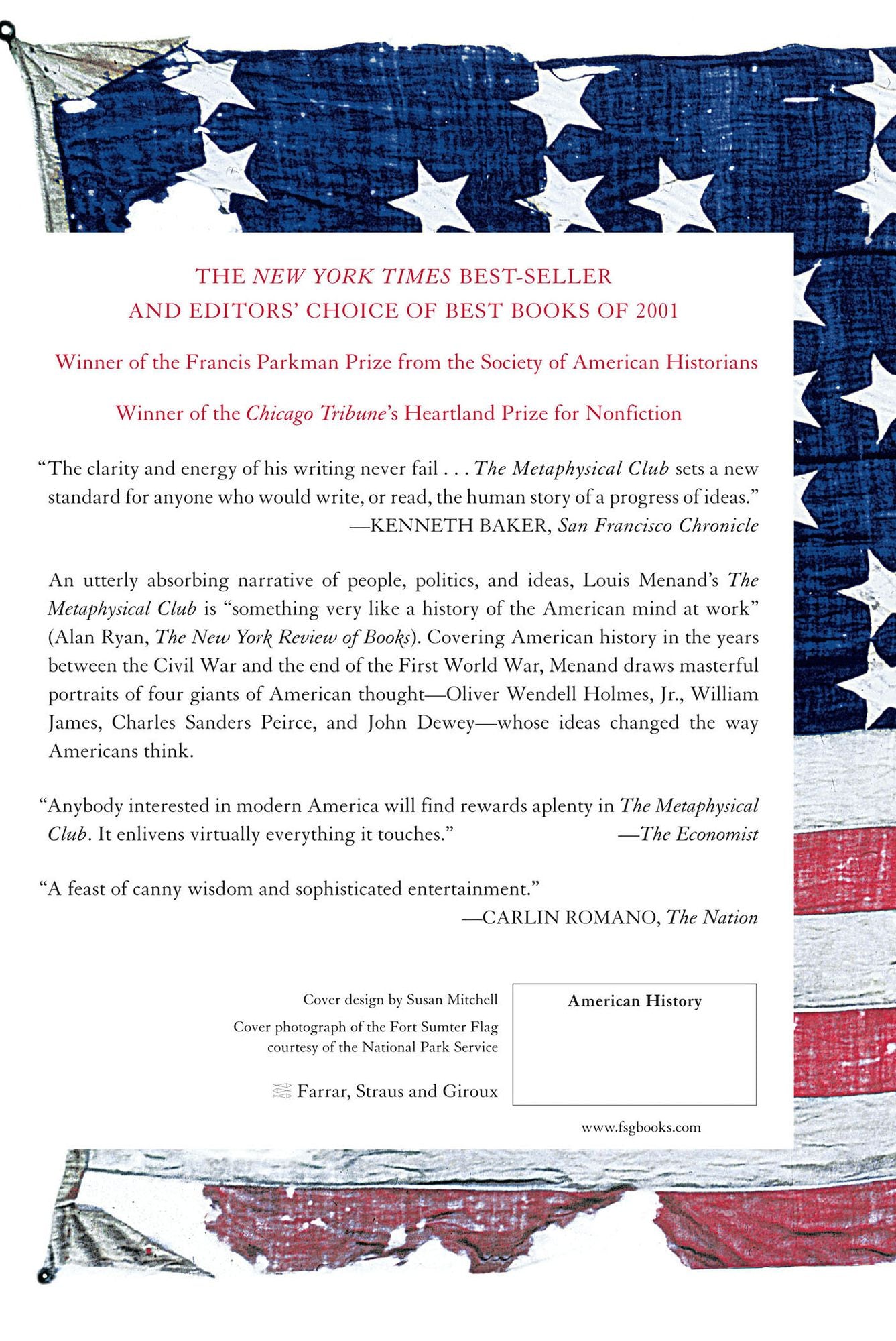 The Metaphysical Club: A Story of Ideas in America